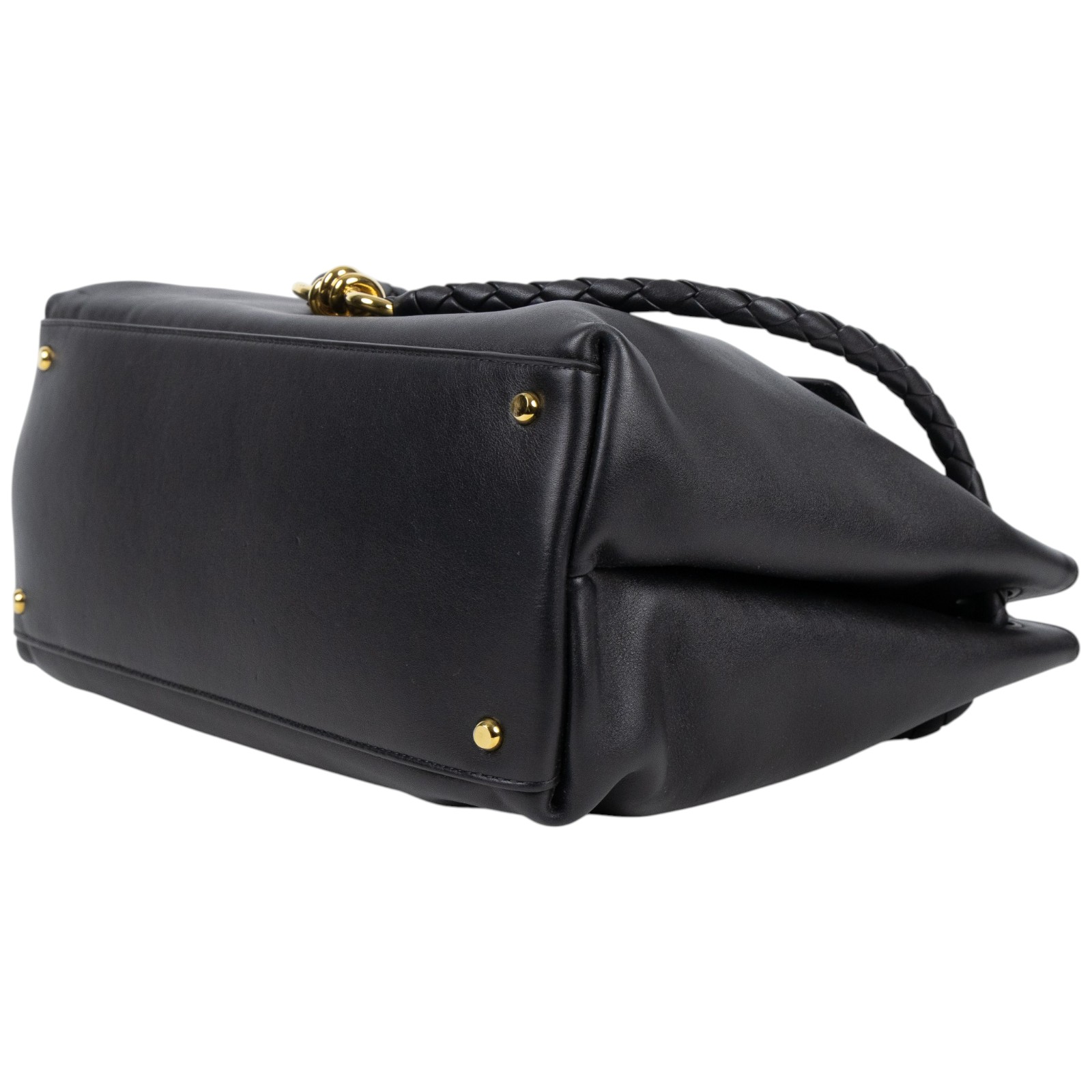 寶緹嘉 BOTTEGA VENETA Andiamo Ciao Ciao 中型 手提 肩背包  黑ANDIAMO CIAO CIAO 中號 防塵袋/STARP