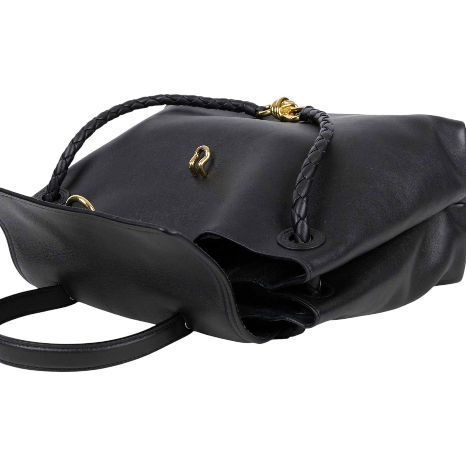 寶緹嘉 BOTTEGA VENETA Andiamo Ciao Ciao 中型 手提 肩背包  黑ANDIAMO CIAO CIAO 中號 防塵袋/STARP