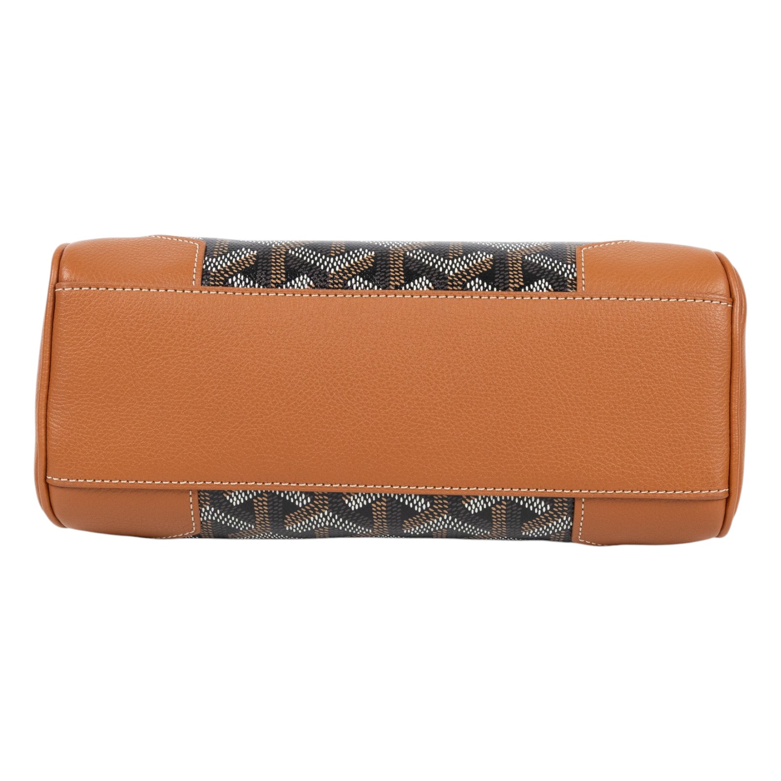 高雅德 GOYARD Saïgon Mini Trunk Bag 肩背 手提包 SAIMALMINTY 焦糖拼黑SAIGON MINI STARP