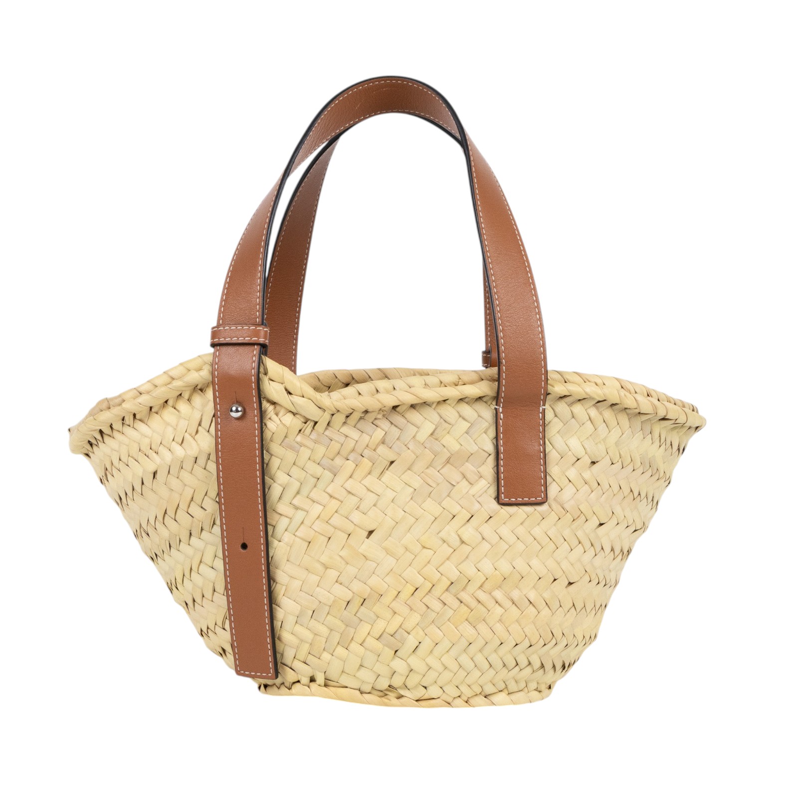 羅意威 LOEWE 棕櫚葉 手提包 菜籃包 編織包 小型 A223S93X04 焦糖草編包 SMALL 防塵袋