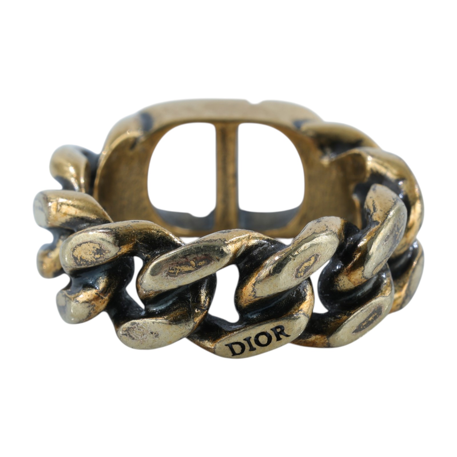 迪奧 CHRISTIAN DIOR 30 Montaigne 戒指 R0939MTGMT_M CD古巴鍊戒指#M 原廠盒子/防塵袋/購買證明影本