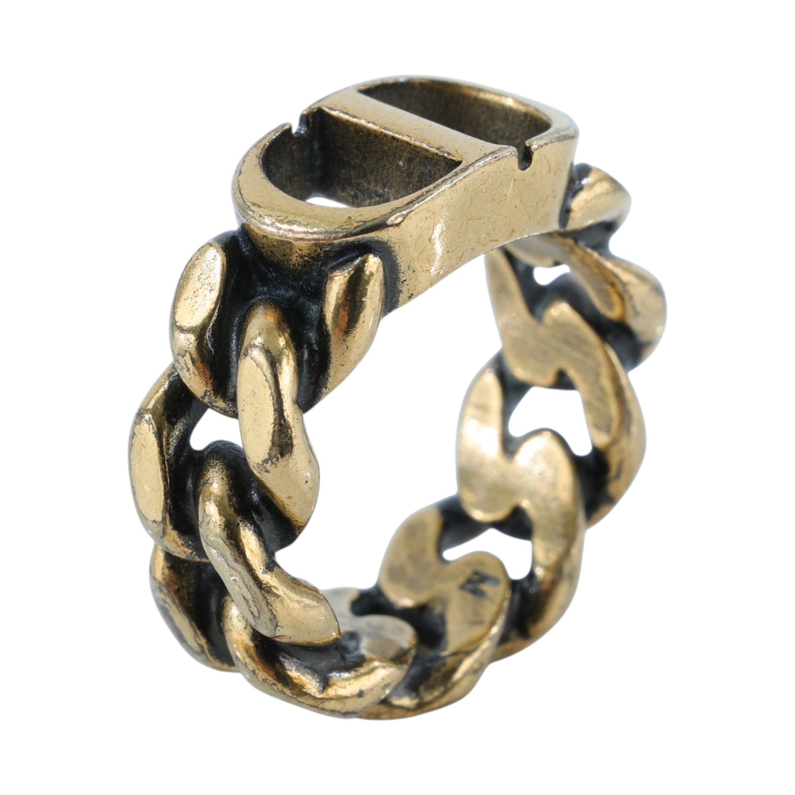 迪奧 CHRISTIAN DIOR 30 Montaigne 戒指 R0939MTGMT_M CD古巴鍊戒指#M 原廠盒子/防塵袋/購買證明影本