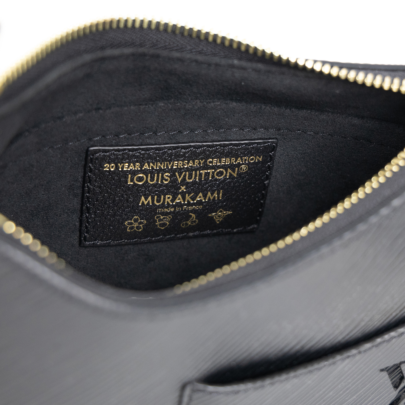 路易威登 LOUIS VUITTON LV x TM 村上隆聯名 Marellini 手提包 黑色 M13099 晶片款  原廠盒子/防塵袋/背帶x2/鏡子/內袋