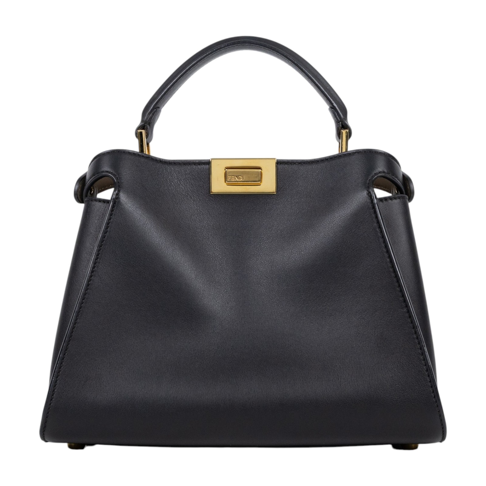 芬迪 FENDI Peekaboo 肩背 手提包 8BN302SMQ 黑PEEKABOO 背帶
