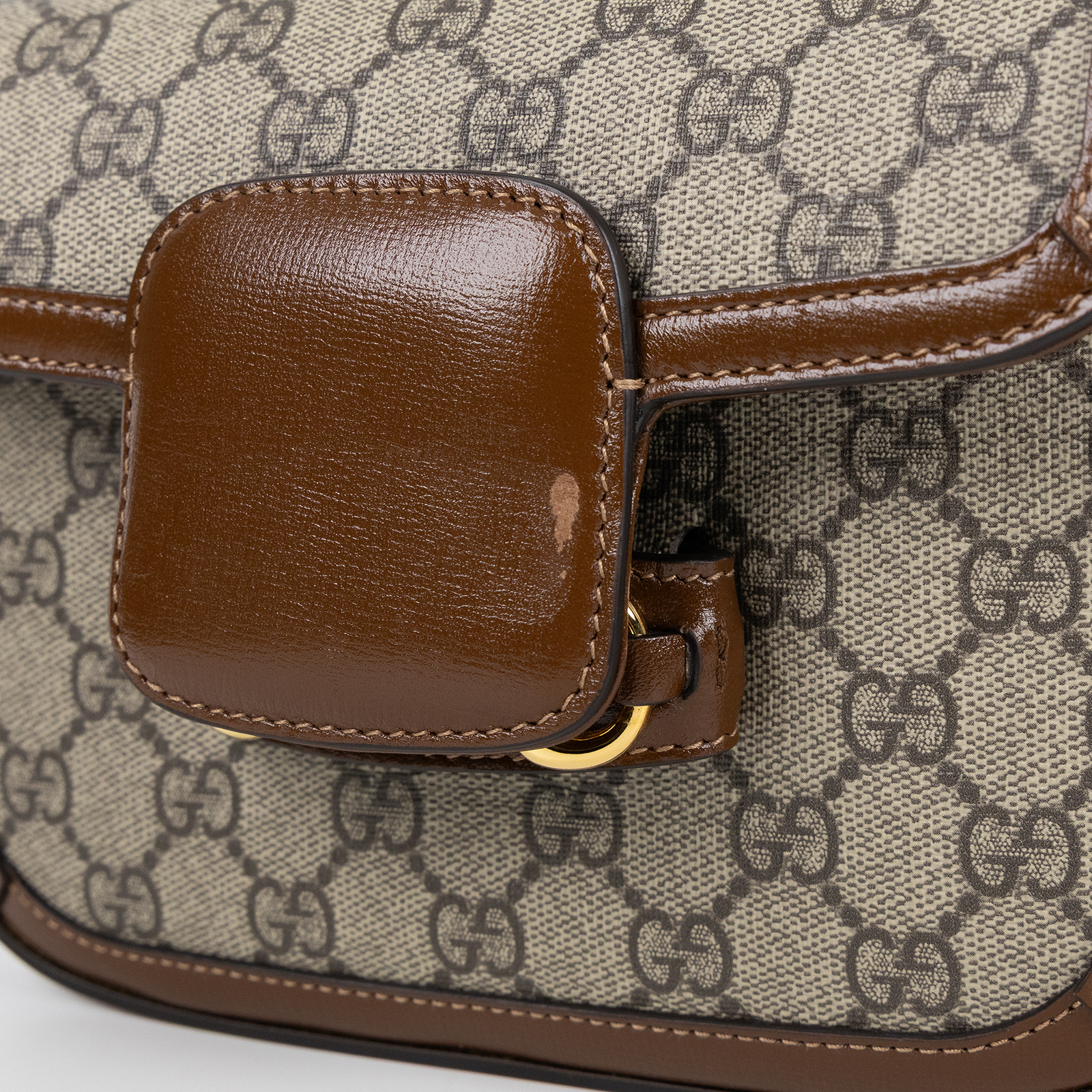 古馳 GUCCI Horsebit 1955 迷你 馬鞍包 658574 HUHHG 咖1955 MINI 防塵袋/背帶x2/購買證明正本