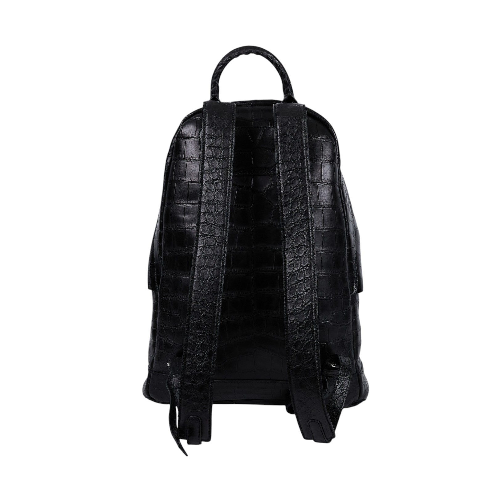巴黎世家 BALENCIAGA Arena 後背包 435315LNR2N 黑CLASSIC鱷魚壓紋後背包 防塵袋