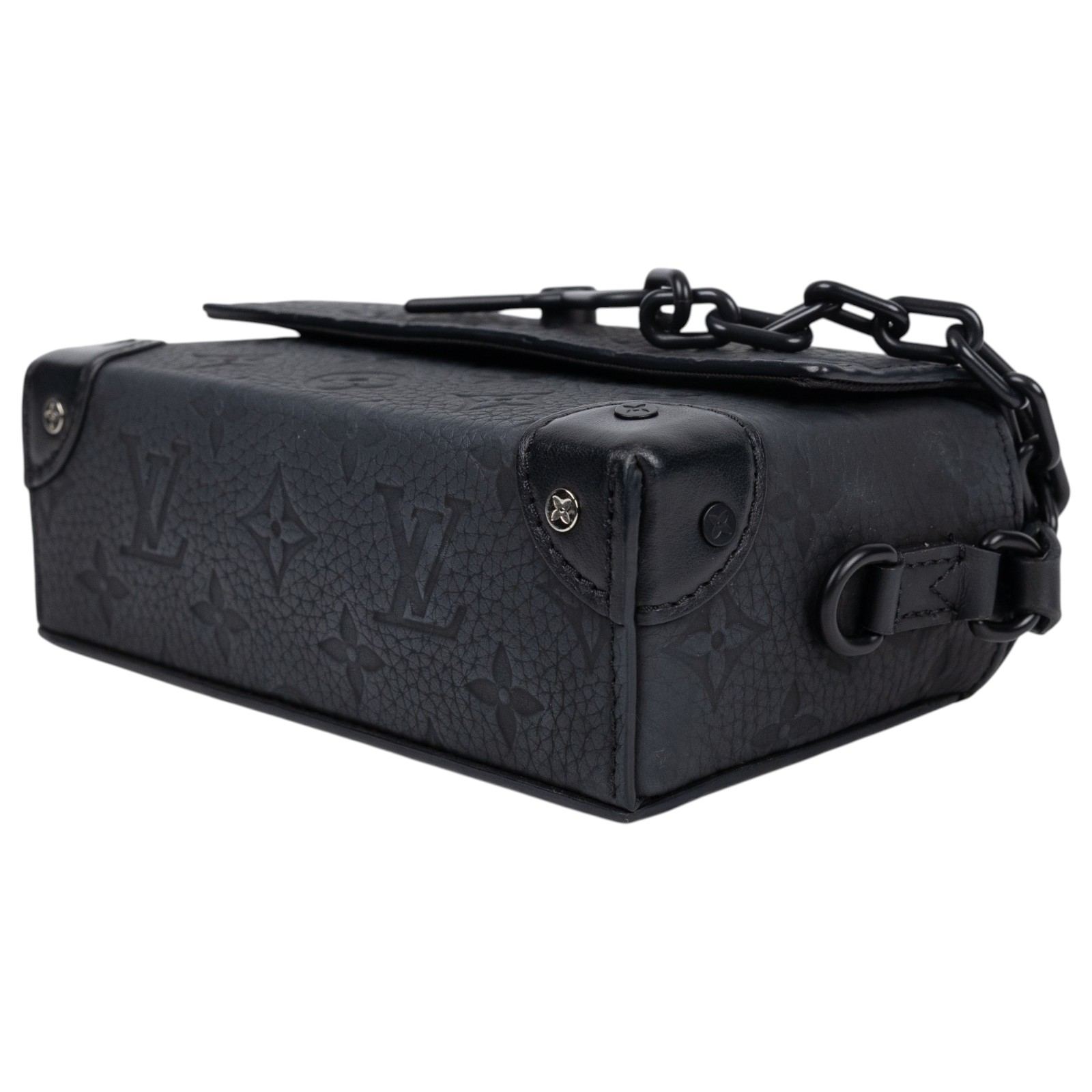 路易威登 LOUIS VUITTON Steamer 隨身 錢包 黑色 M81746 晶片款 黑原花壓紋STEAMER 原廠盒子