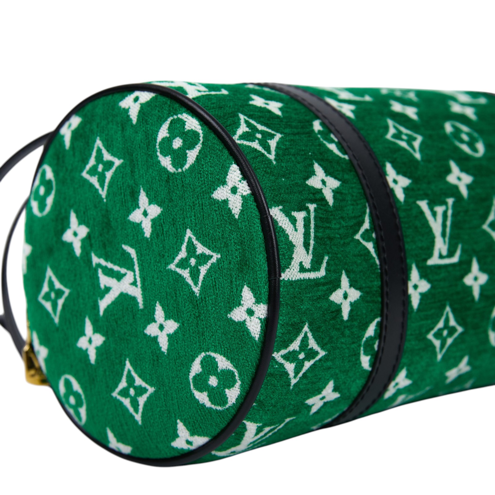 路易威登 LOUIS VUITTON Papillon 26  老花 手提包 肩背包 M46206 晶片款 綠絨布PAPILLON 購買證明正本