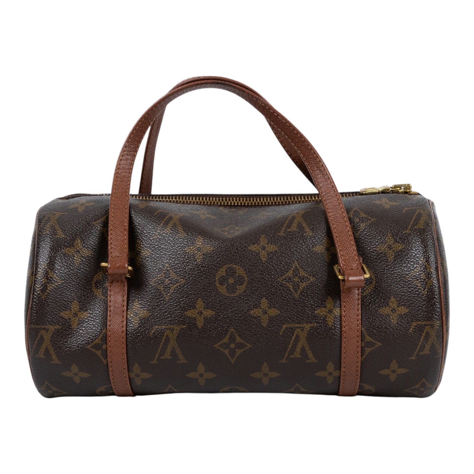 路易威登 LOUIS VUITTON Papillon 26 老花 圓筒 手提包 M51366 原花PAPILLON26 無附屬品