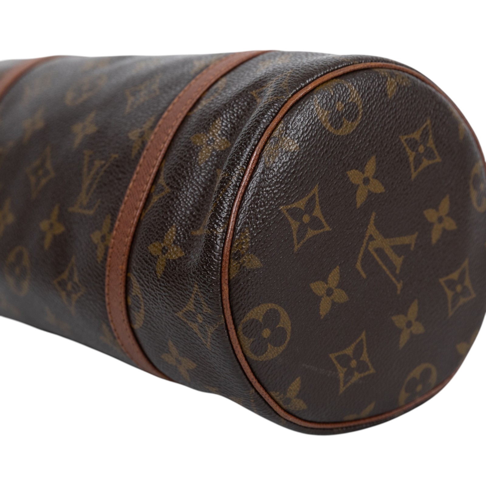 路易威登 LOUIS VUITTON Papillon 26 老花 圓筒 手提包 M51366 原花PAPILLON26 無附屬品