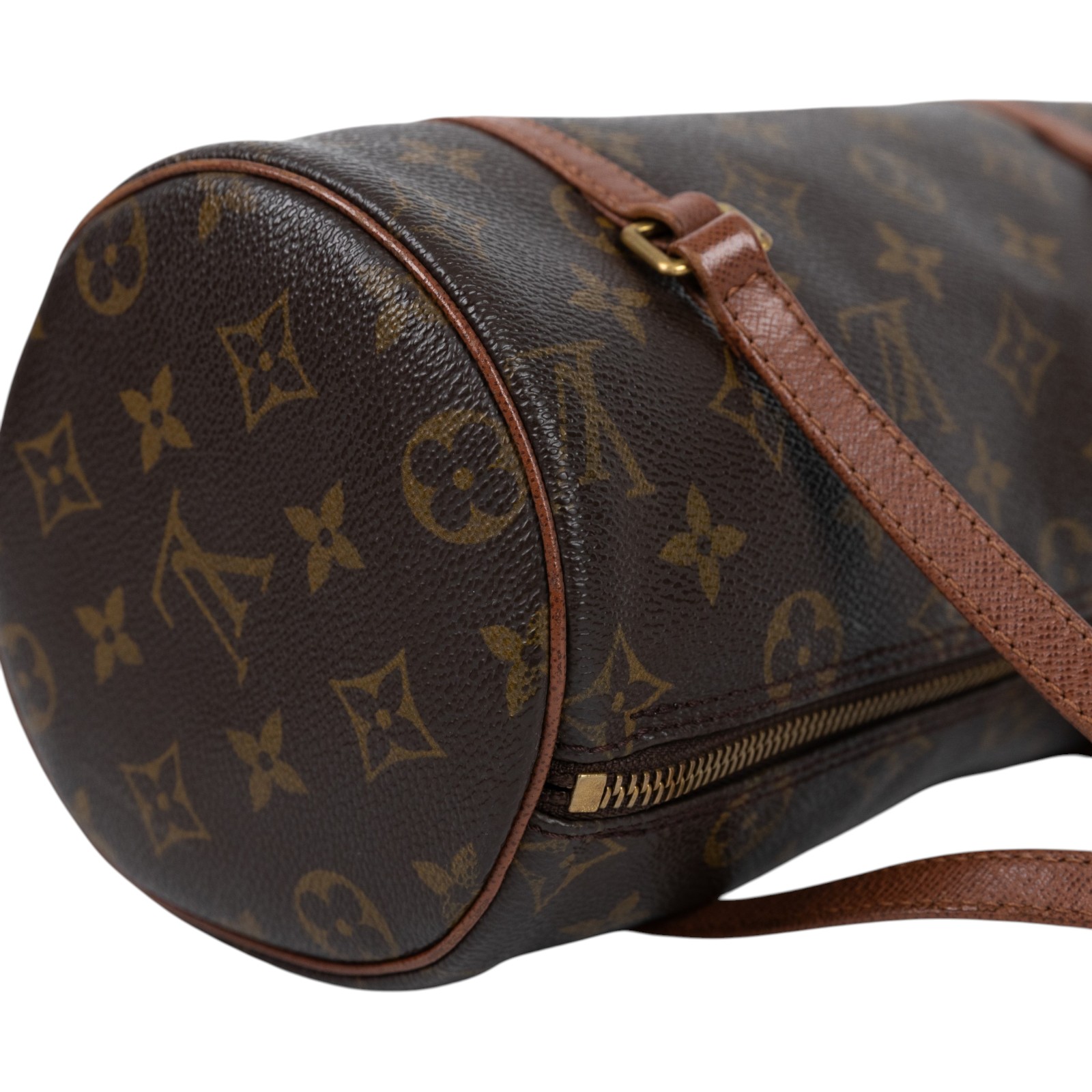 路易威登 LOUIS VUITTON Papillon 26 老花 圓筒 手提包 M51366 原花PAPILLON26 無附屬品