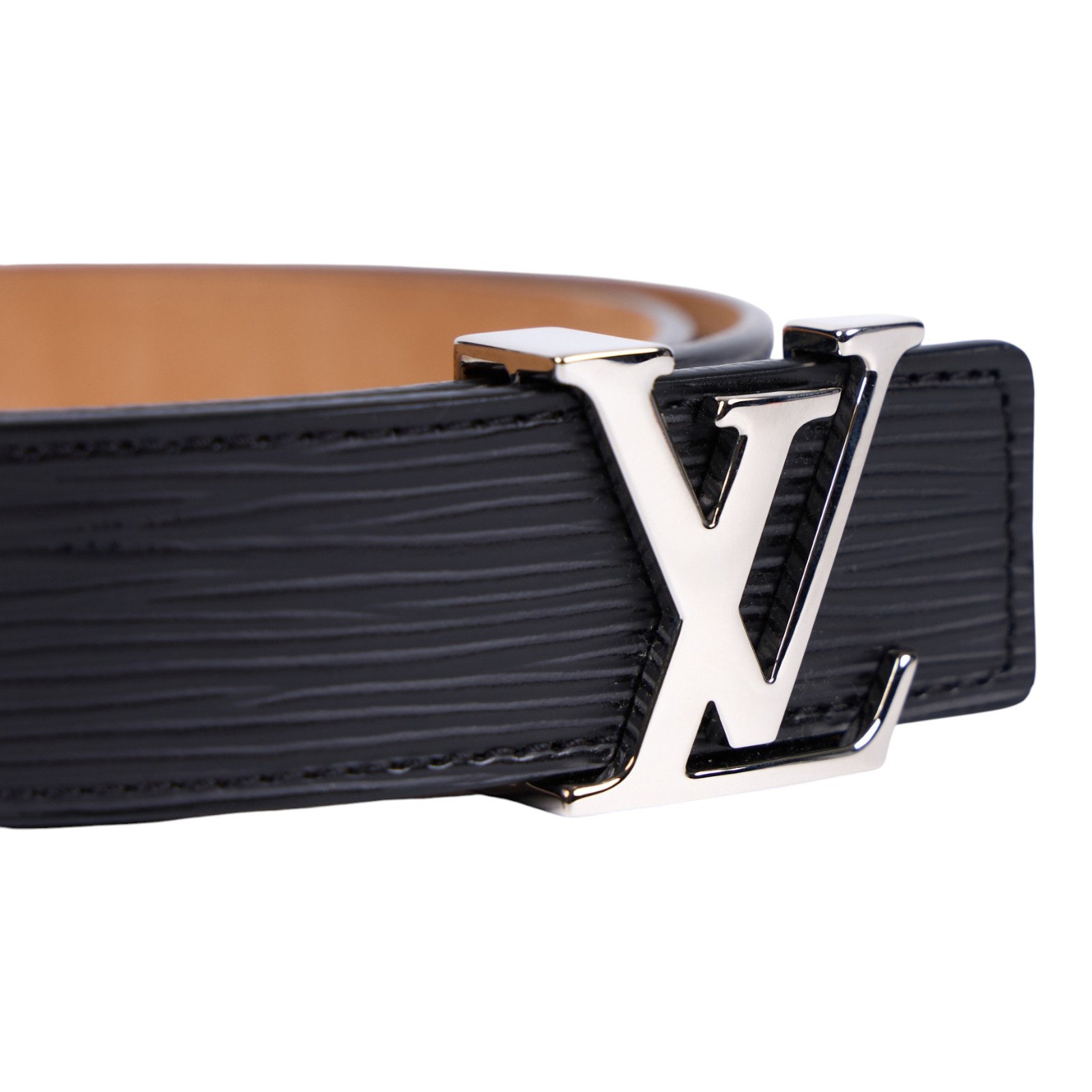路易威登 LOUIS VUITTON LV Initiales 30毫米 皮帶 M9553 黑EPI窄版皮帶#80CM 原廠盒子/防塵袋