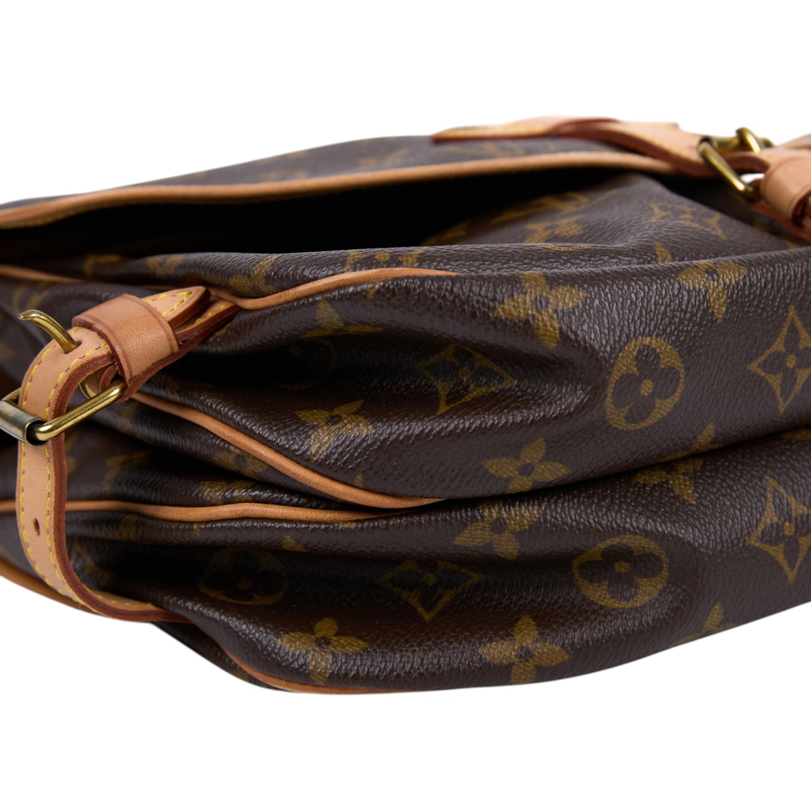 路易威登 LOUIS VUITTON Saumur 30 馬鞍包 M42256 原花SAUMUR 30 購買證明正本/防塵袋