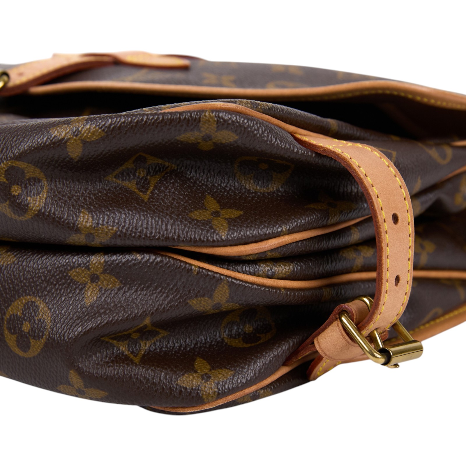 路易威登 LOUIS VUITTON Saumur 30 馬鞍包 M42256 原花SAUMUR 30 購買證明正本/防塵袋