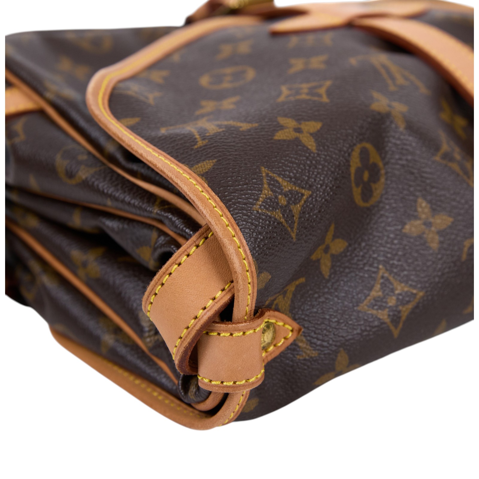 路易威登 LOUIS VUITTON Saumur 30 馬鞍包 M42256 原花SAUMUR 30 購買證明正本/防塵袋