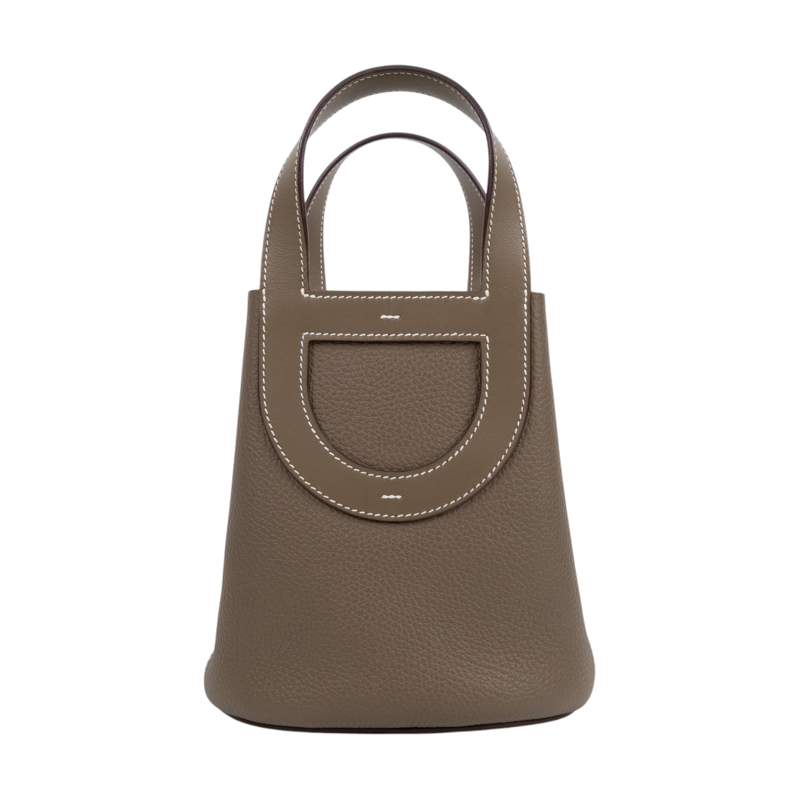 愛馬仕 Hermes In The Loop 18  豬鼻 菜籃子包 ITL18 WPU002N1 W刻大象灰金釦IN THE LOOP18 原廠盒子/防塵袋