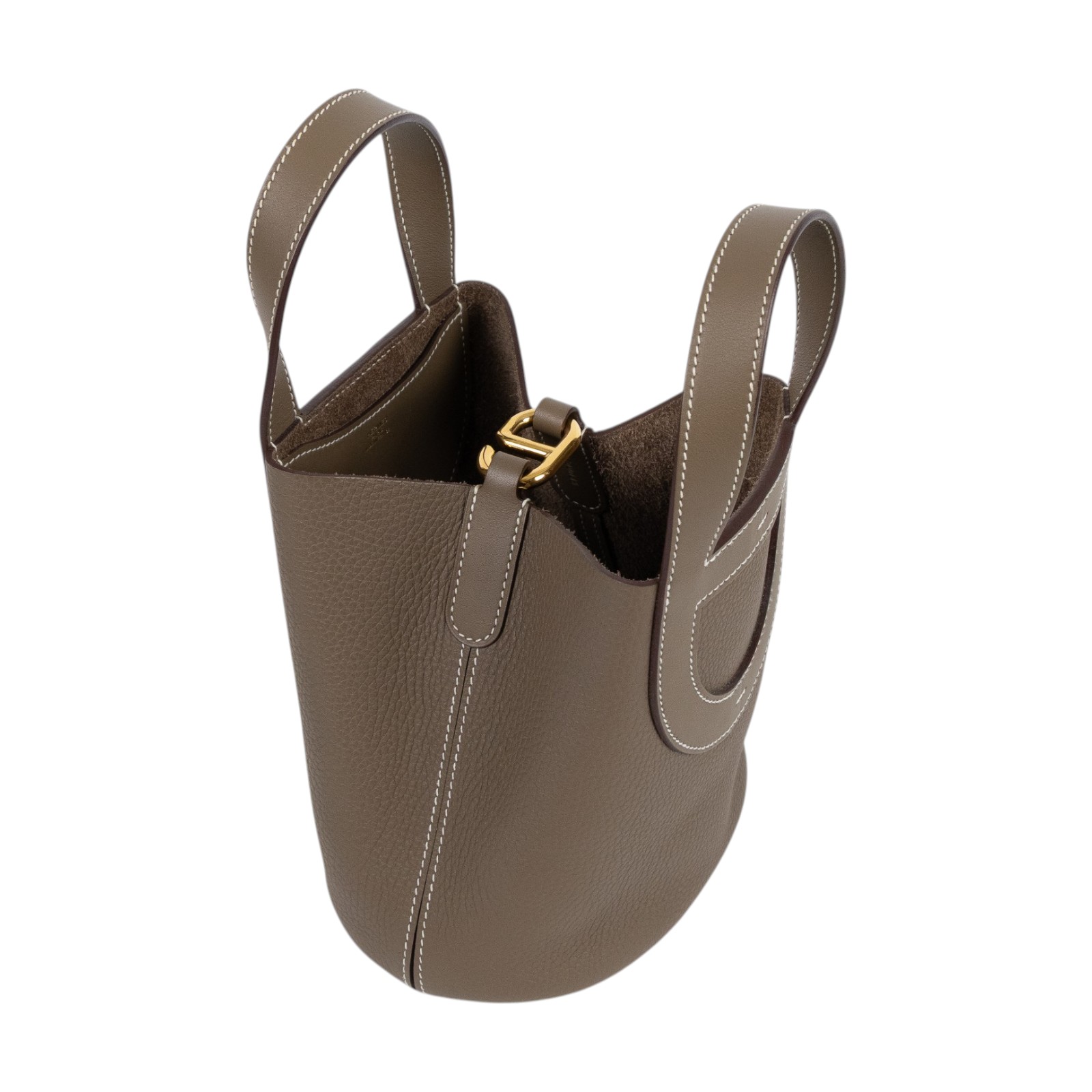 愛馬仕 Hermes In The Loop 18  豬鼻 菜籃子包 ITL18 WPU002N1 W刻大象灰金釦IN THE LOOP18 原廠盒子/防塵袋