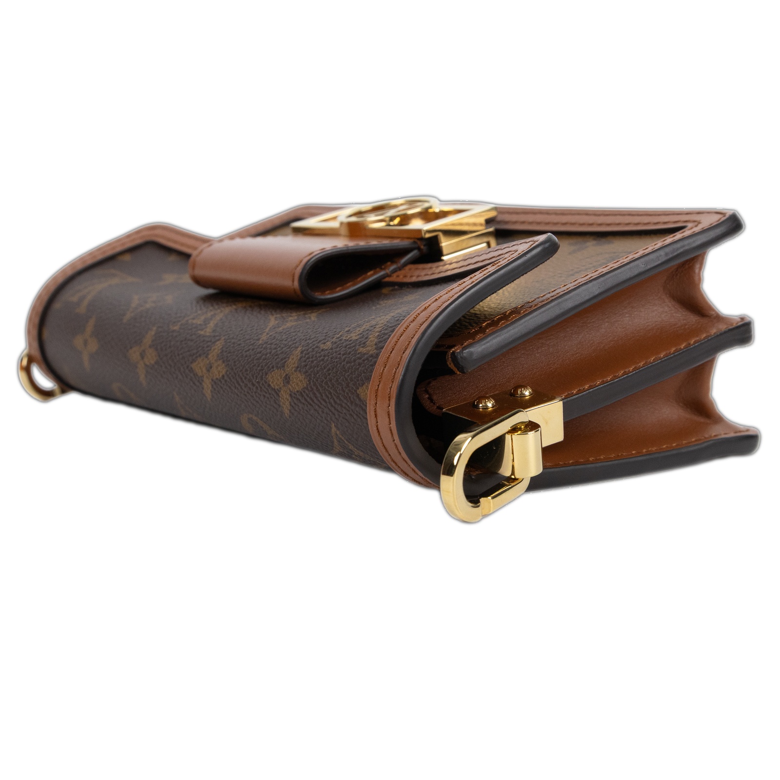 路易威登 LOUIS VUITTON Dauphine East West 手提包 肩背包 斜背包 M46757 晶片款  原廠盒子/防塵袋/背帶x2/購買證明正本