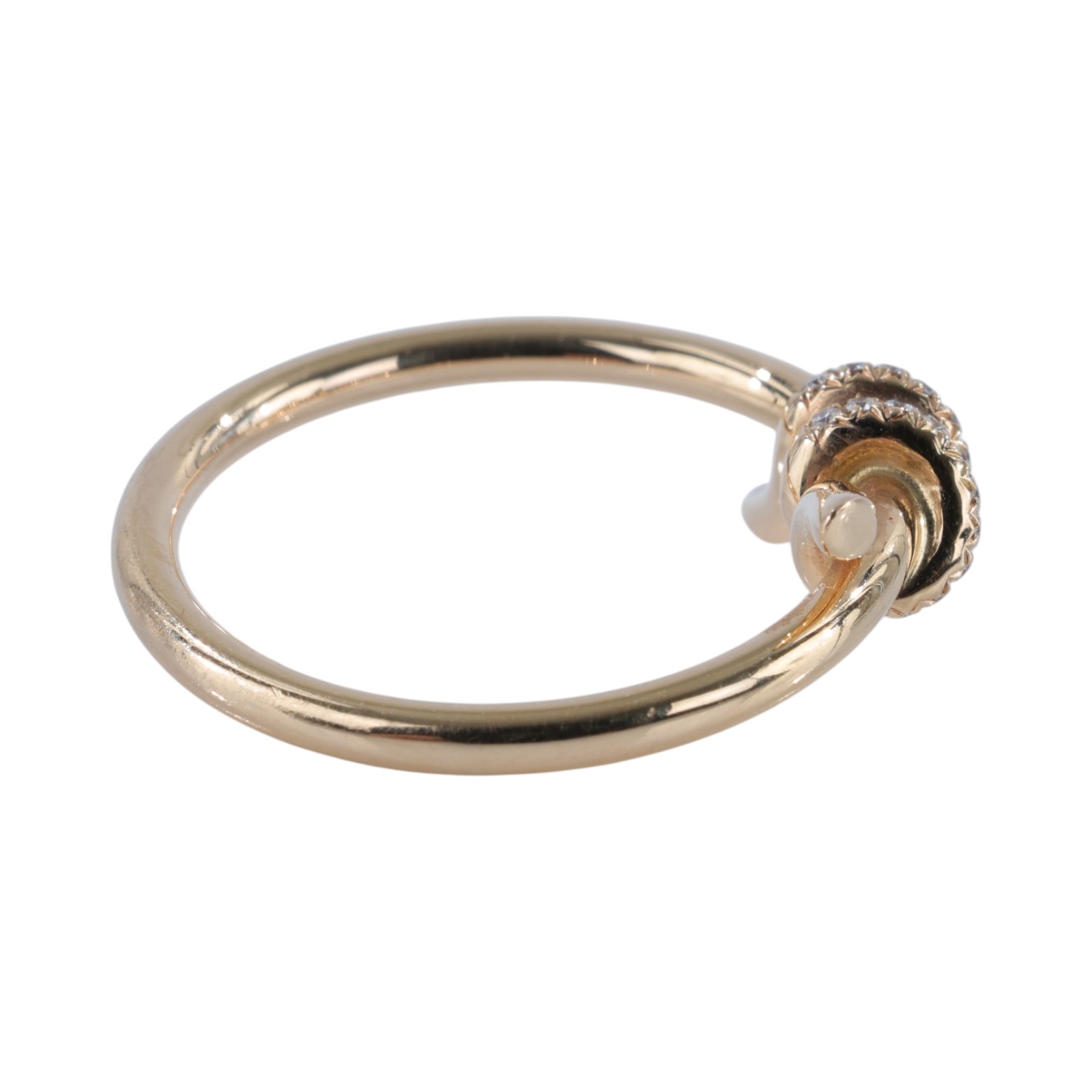 蒂芙尼 TIFFANY＆CO. Knot 戒指 69526519_5.5 RG KNOT碎鑽戒指#5.5 原廠盒子2/防塵袋/收據