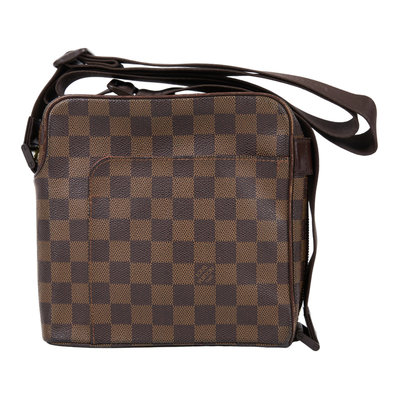 路易威登 LOUIS VUITTON Olav GM 斜背包 肩背包 棋盤格 N41442 棕棋盤格OLAF PM 防塵袋