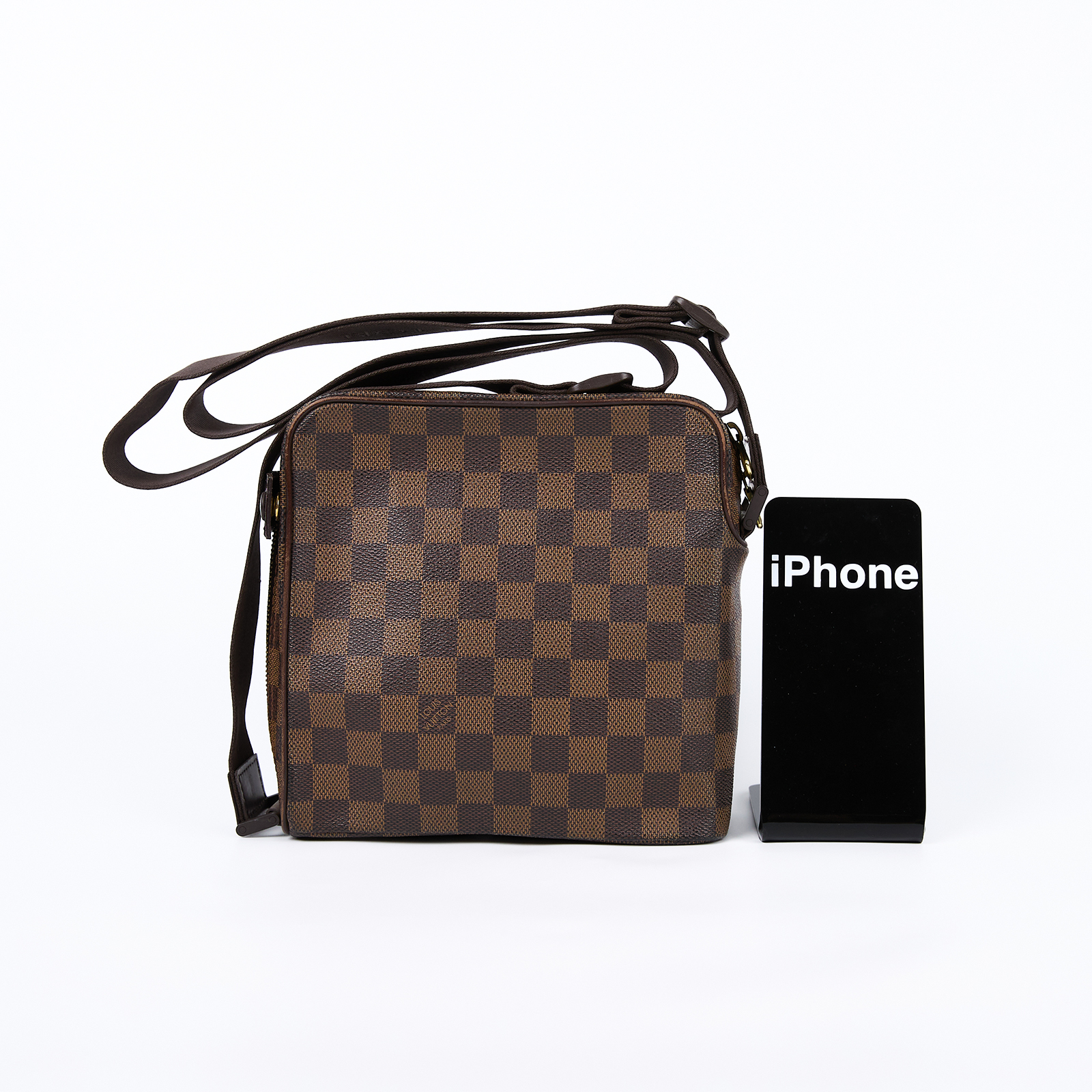 路易威登 LOUIS VUITTON Olav GM 斜背包 肩背包 棋盤格 N41442 棕棋盤格OLAF PM 防塵袋