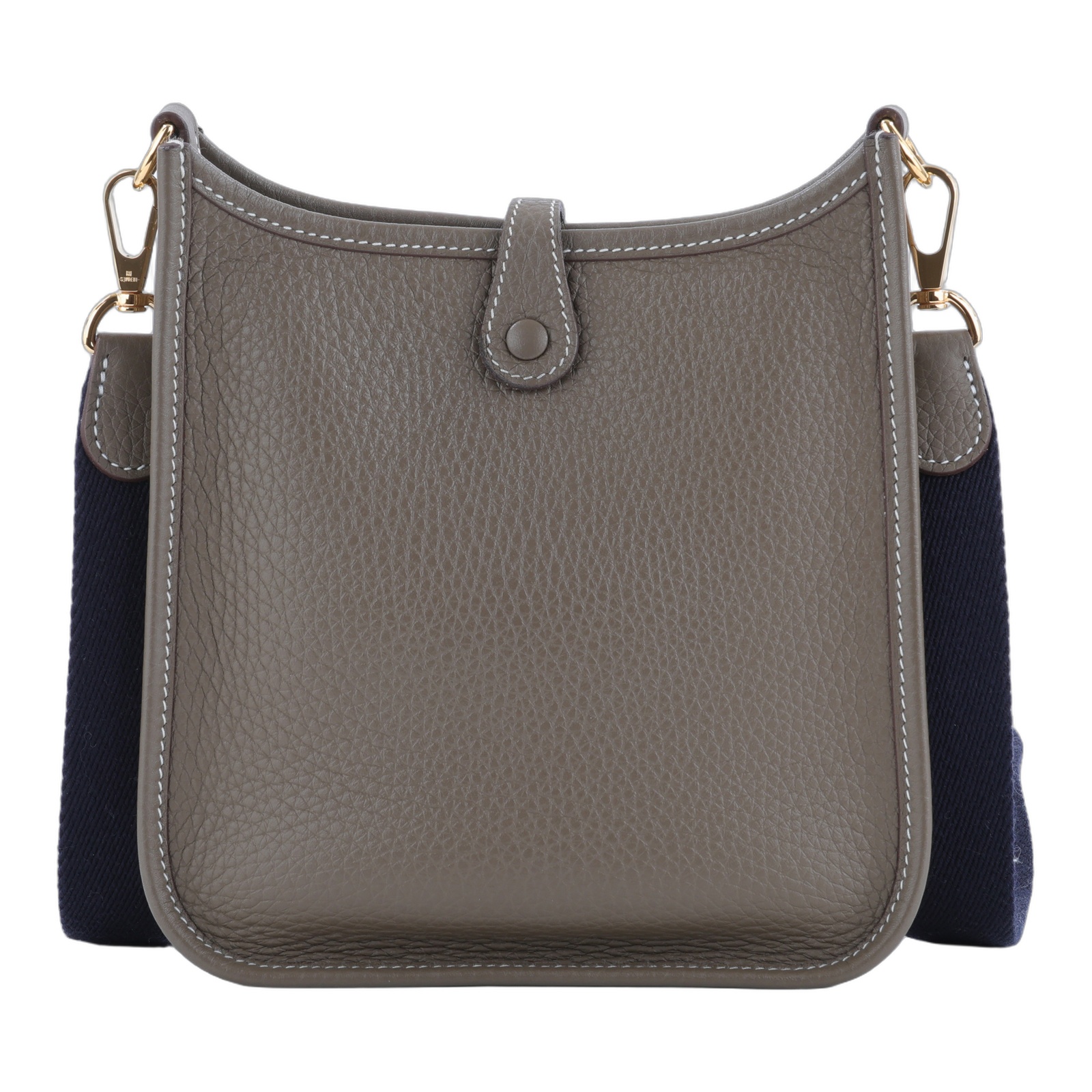 愛馬仕 Hermes Evelyne 16 Amazone bag 伊芙琳包 大象灰 深藍 金色五金 H069426CCBF /W AU 009 MM  購買證明正本/防塵袋/原廠盒子/背帶