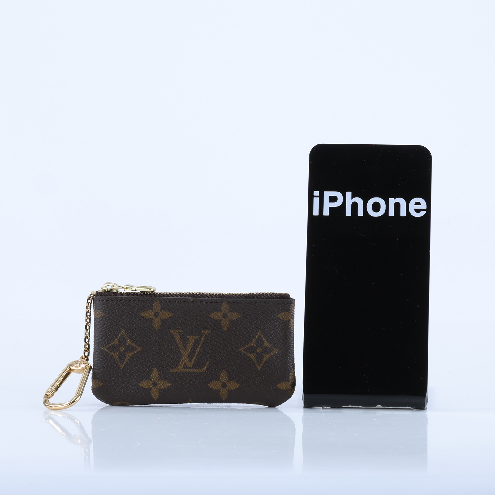路易威登 LOUIS VUITTON 鑰匙零錢包 吊飾 經典帆布 M62650 原花拉鍊鑰匙包 原廠盒子