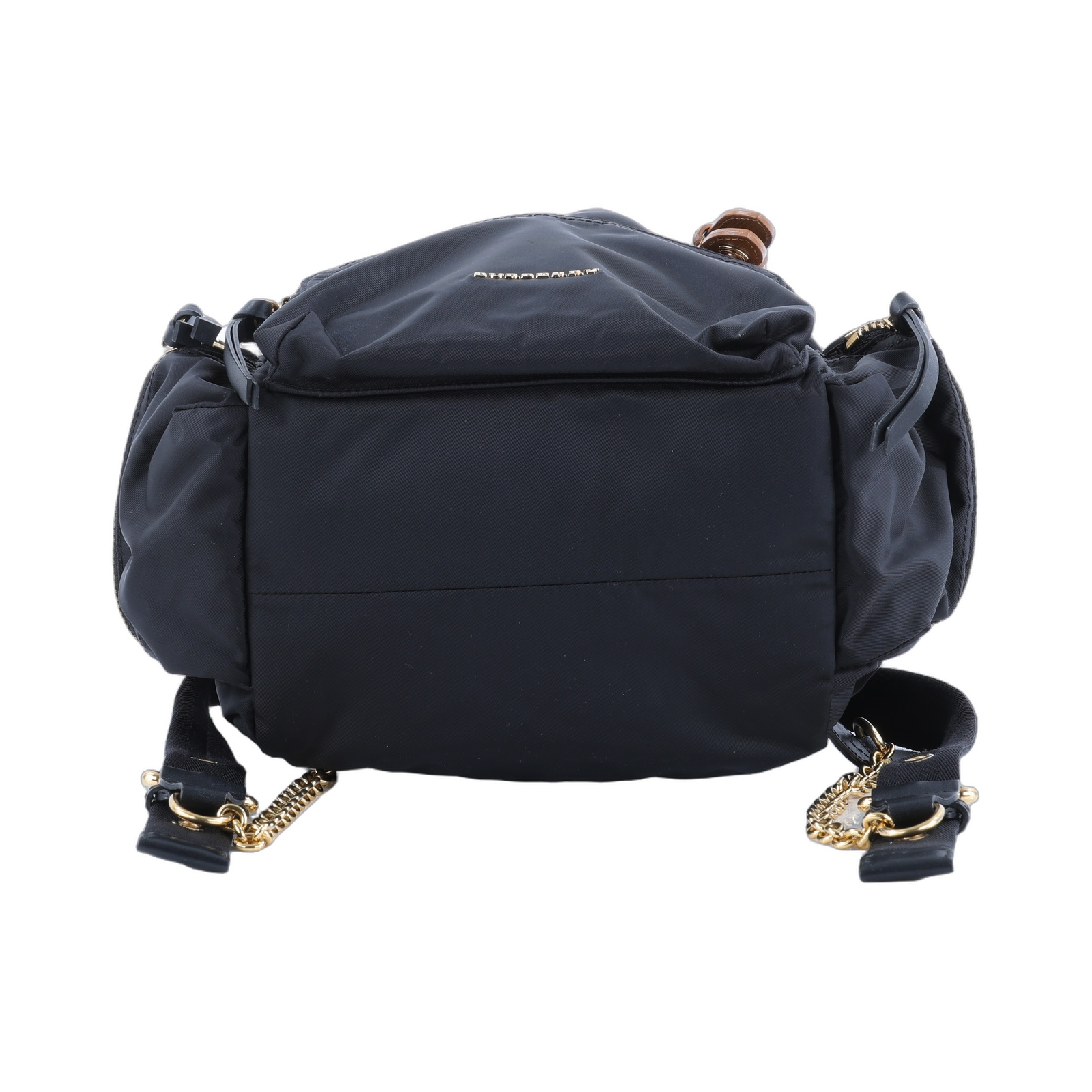博柏利 BURBERRY The Rucksack 軍用後背包  黑尼龍後背包 無附屬品