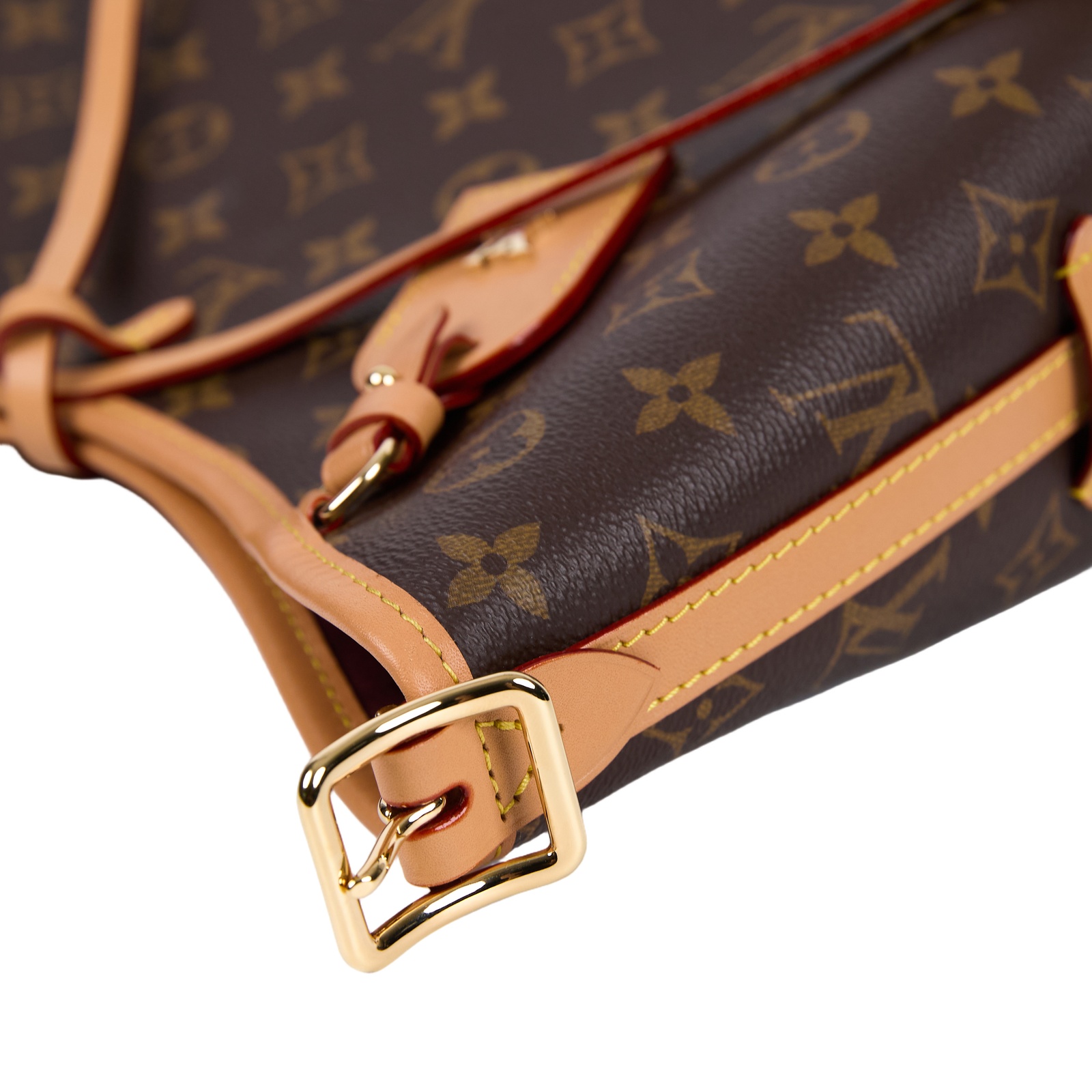 路易威登 LOUIS VUITTON CarryAll PM 原花 肩背包 M46203 晶片款  原廠盒子/防塵袋/背帶/購買證明正本