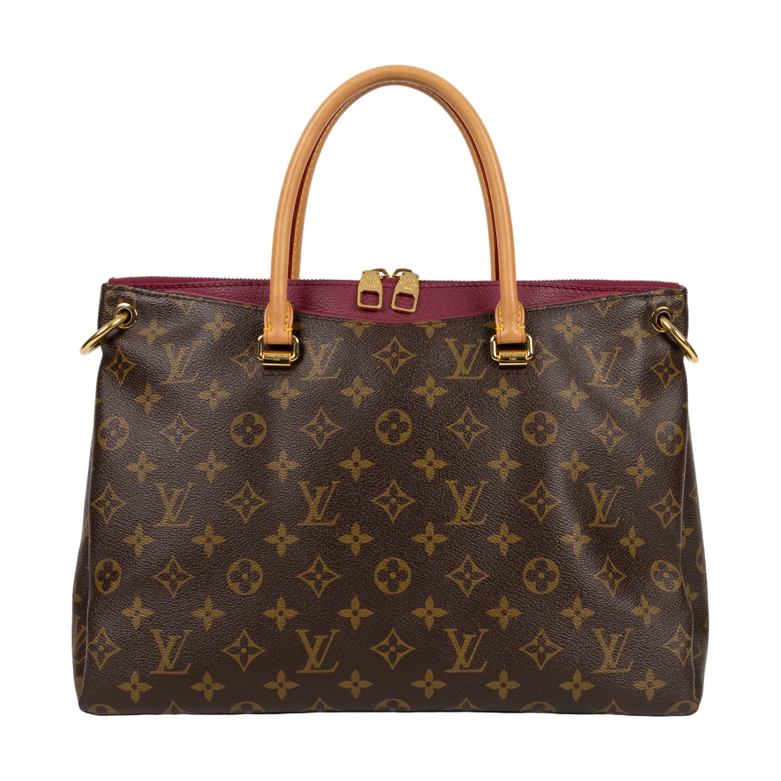 路易威登 LOUIS VUITTON Pallas MM 手提包 M40906 原花紫PALLAS MM 背帶