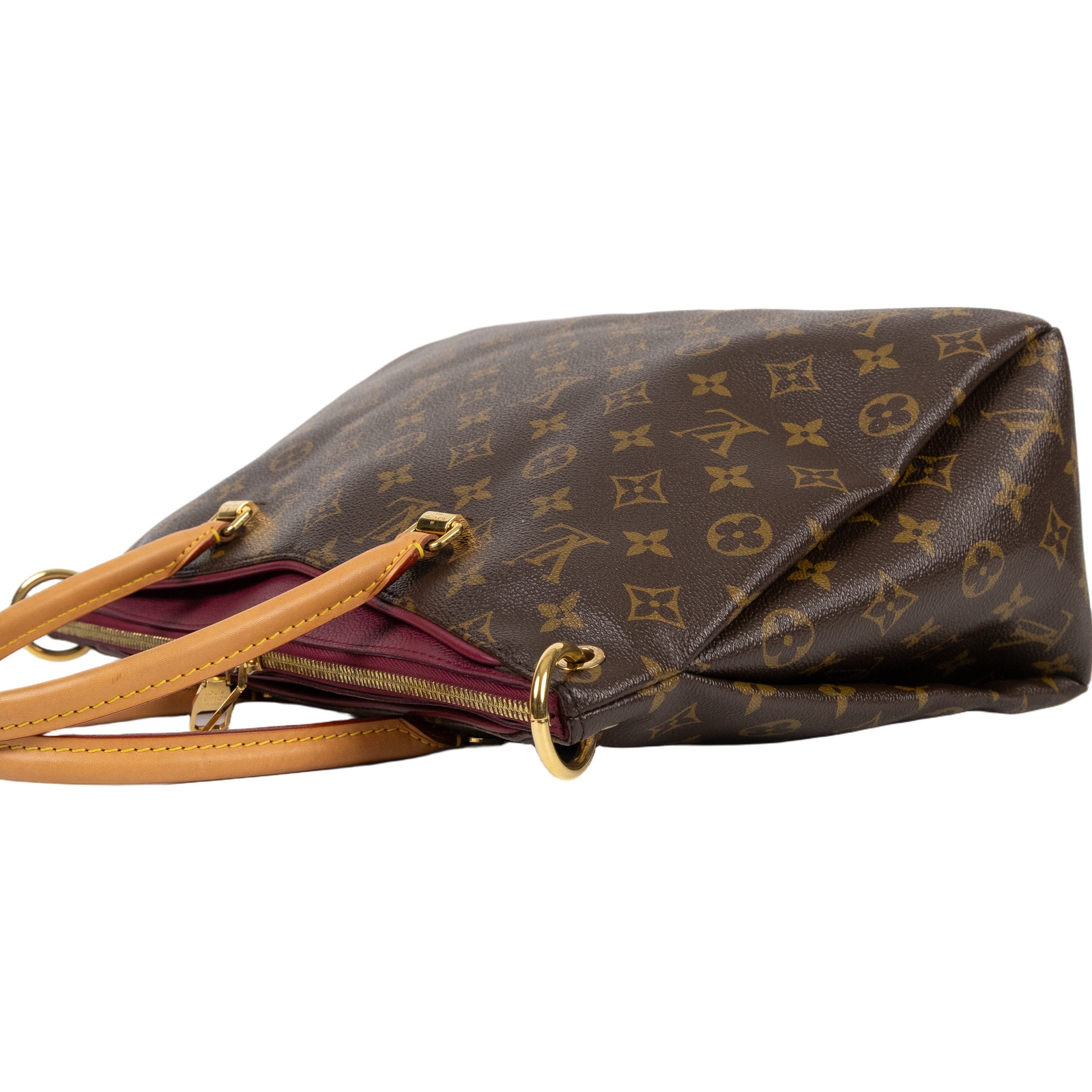 路易威登 LOUIS VUITTON Pallas MM 手提包 M40906 原花紫PALLAS MM 背帶