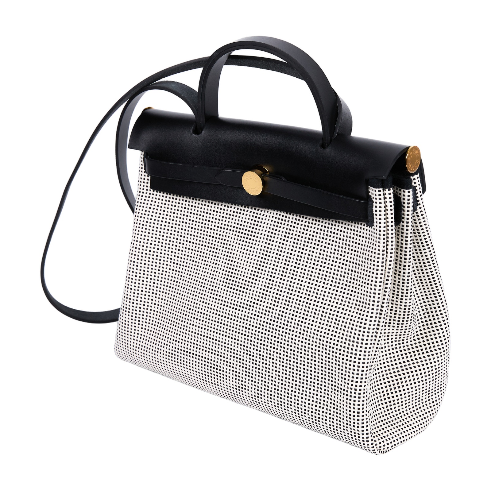 愛馬仕 Hermes Herbag Zip 31 金色五金 黑色 H082926CCAA U MN 011  防塵袋/內袋/鎖組/原廠盒子/購買證明