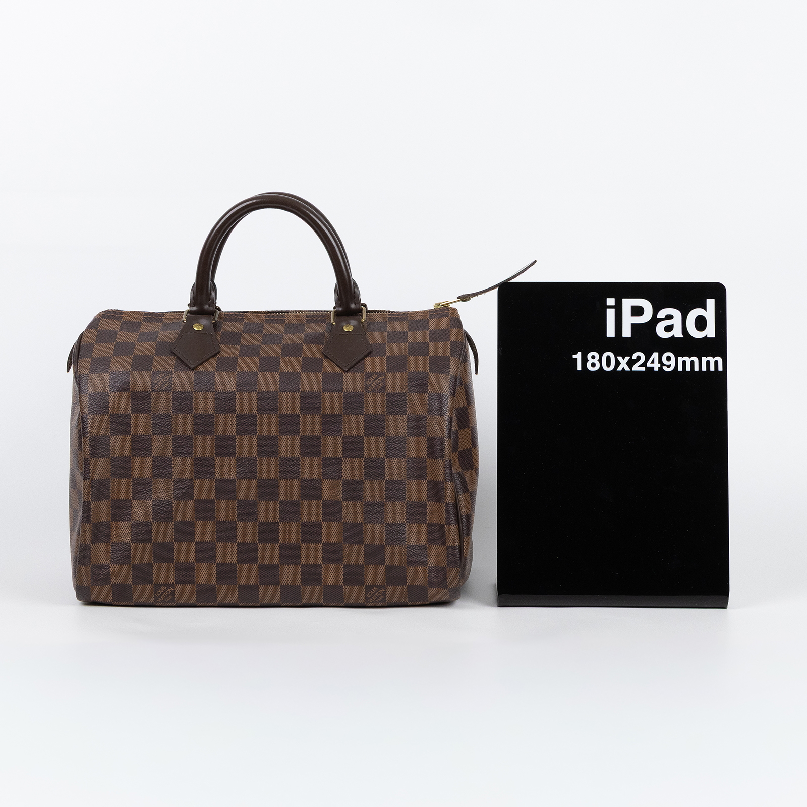 路易威登 LOUIS VUITTON Speedy 30 經典帆布 手提波士頓包 N41531 咖棋盤格SPEERY30 購買證明正本/鎖組
