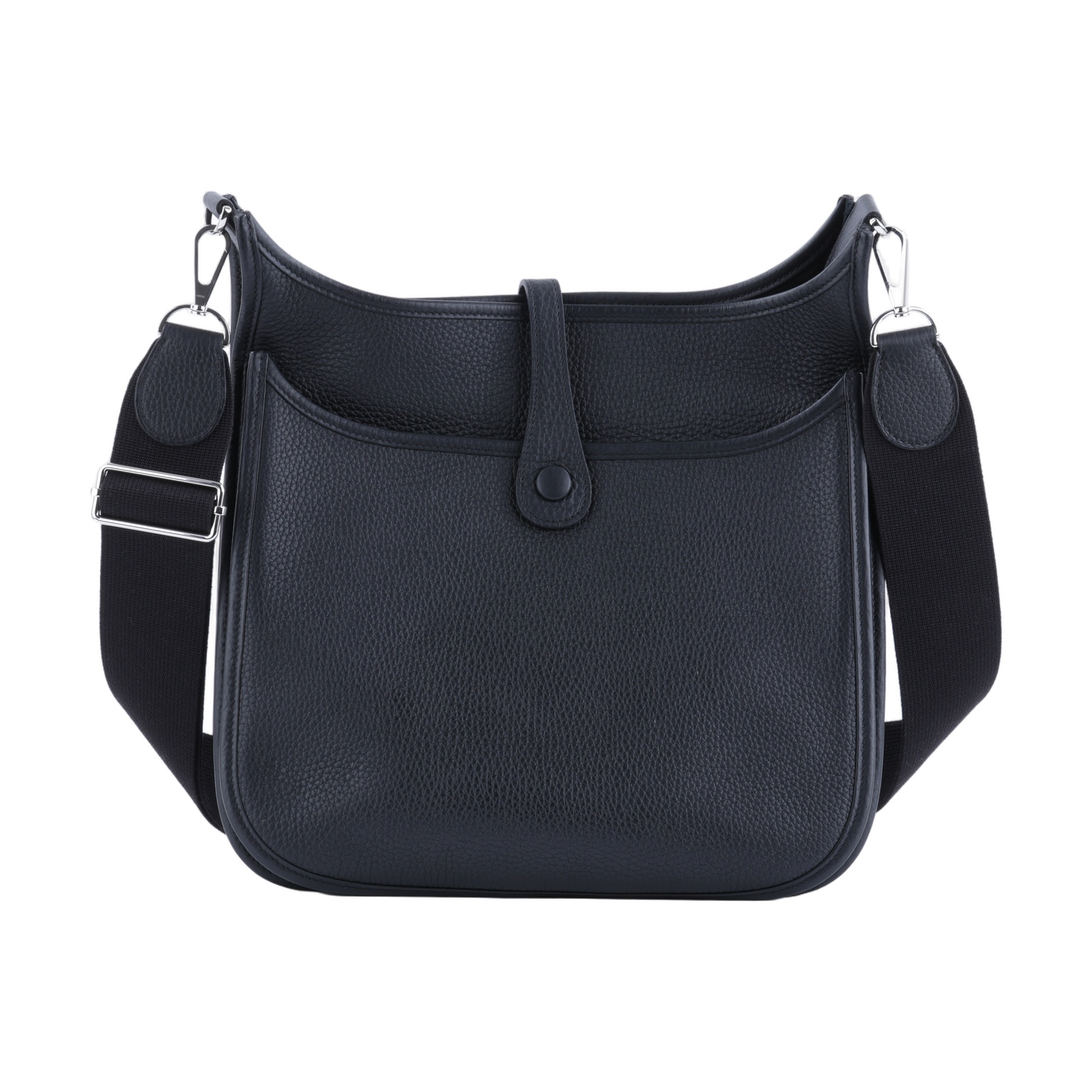 愛馬仕 Hermes Evelyne Bag 伊芙琳包 29 馬蹄型 EV29 K UY 008 TM 黑 EVELYNE29 銀釦 原廠盒子/防塵袋