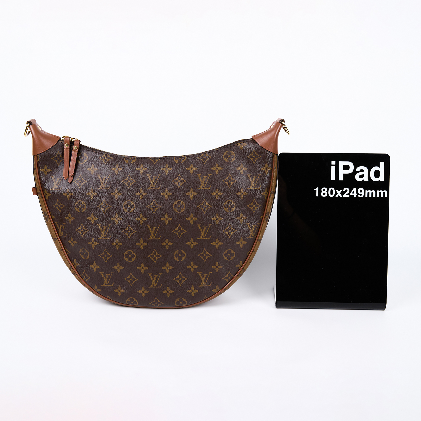 路易威登 LOUIS VUITTON Loop Hobo 經典帆布 半月包 單肩包 M46311 晶片款 原花LOOP HOBO 內袋/背帶2
