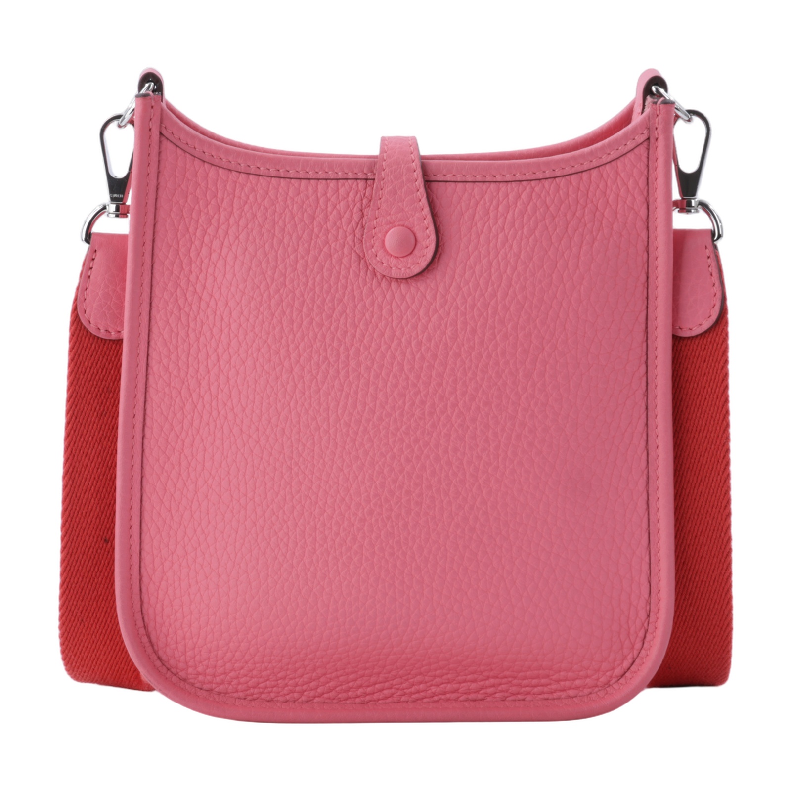 愛馬仕 Hermes Evelyne 16 Amazone bag 伊芙琳包 銀色五金 玫瑰杜鵑粉色 H069426CKAP /W MN 008 KD  原廠盒子/防塵袋x2/背帶/收據