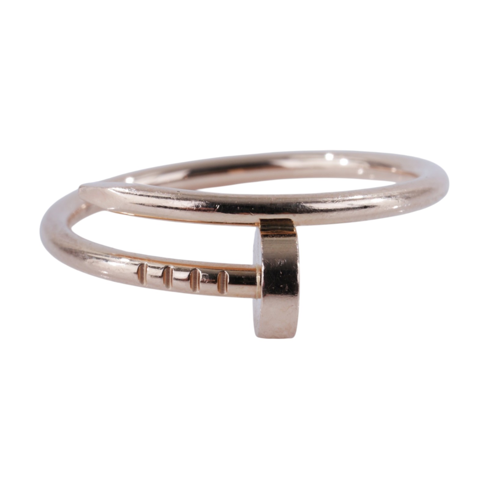卡地亞 CARTIER Juste un Clou 戒指 小型款 B4225858 K18RG JUSTE EN CLOU釘子戒指#58 原廠盒子2/保書