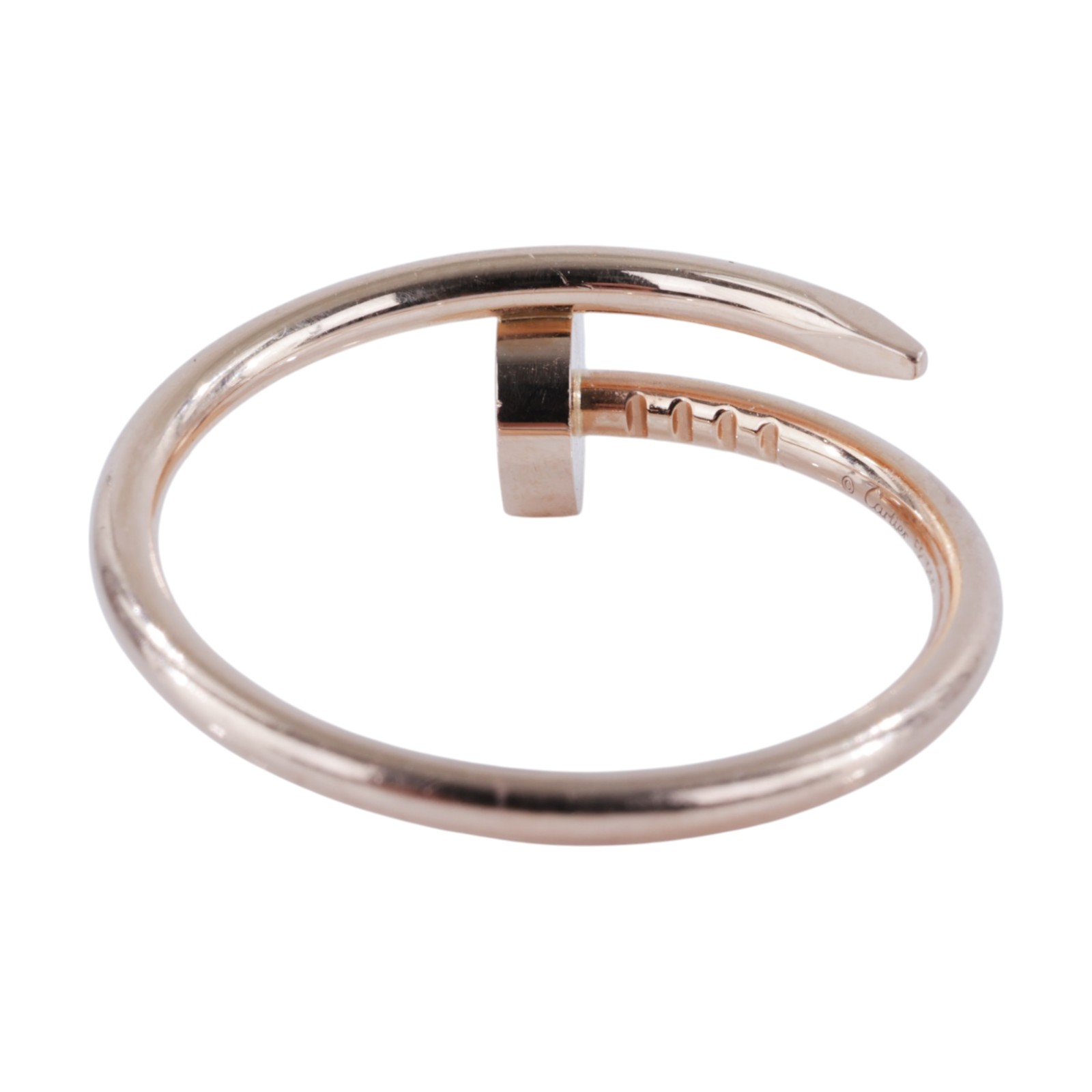 卡地亞 CARTIER Juste un Clou 戒指 小型款 B4225858 K18RG JUSTE EN CLOU釘子戒指#58 原廠盒子2/保書