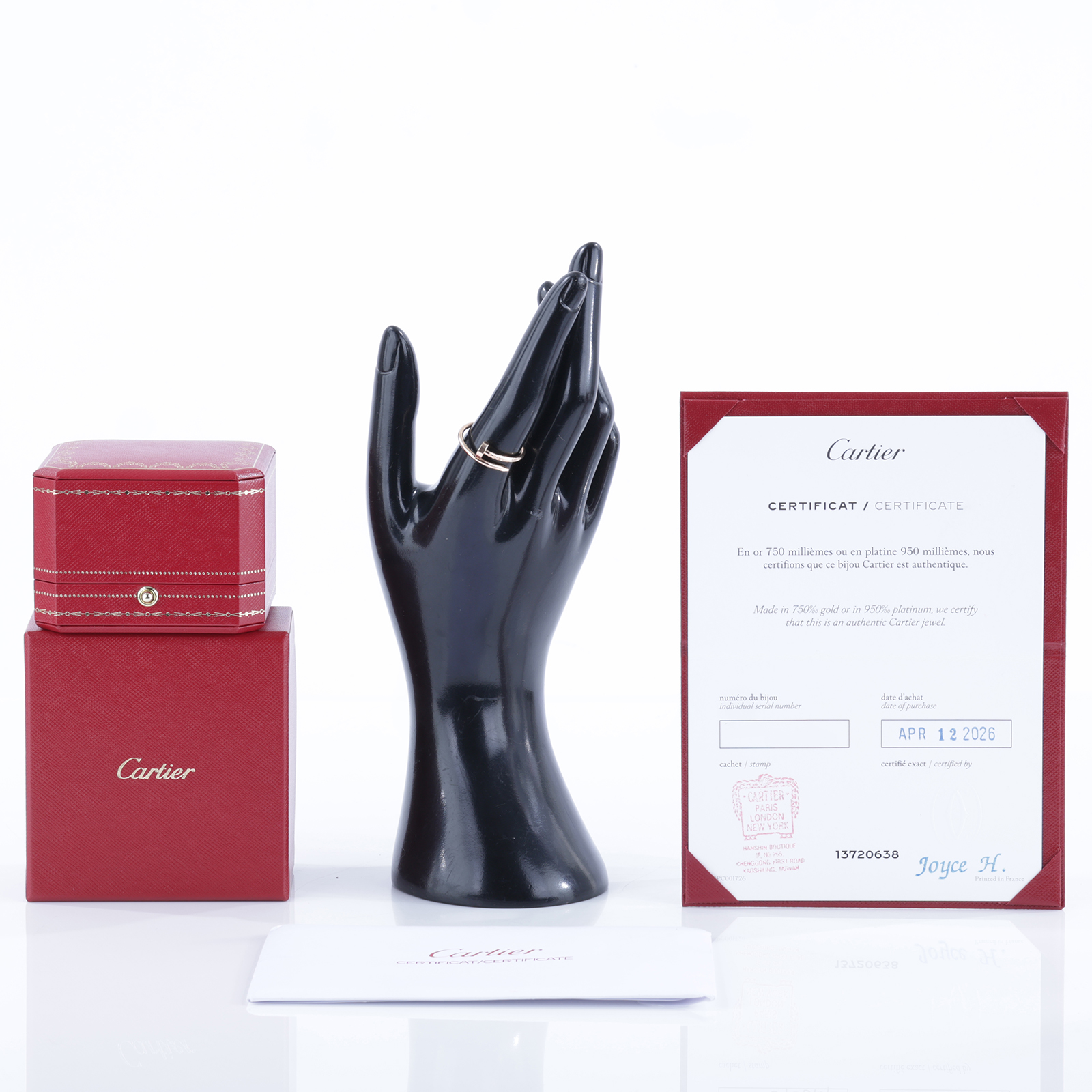 卡地亞 CARTIER Juste un Clou 戒指 小型款 B4225858 K18RG JUSTE EN CLOU釘子戒指#58 原廠盒子2/保書