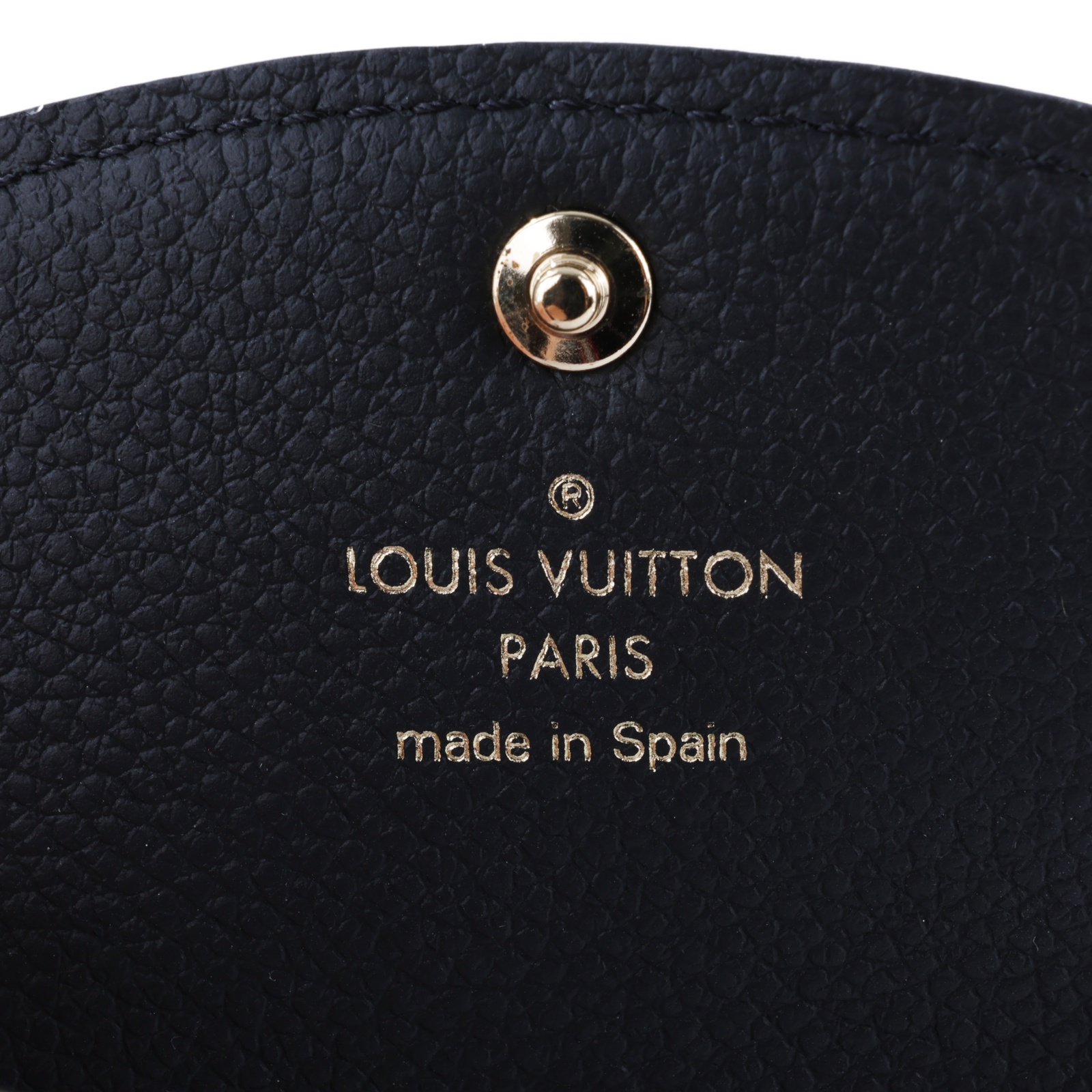 路易威登 LOUIS VUITTON Rosalie 零錢包 黑色 M81455 晶片款 黑原花壓紋Rosalie零錢包 原廠盒子/防塵袋