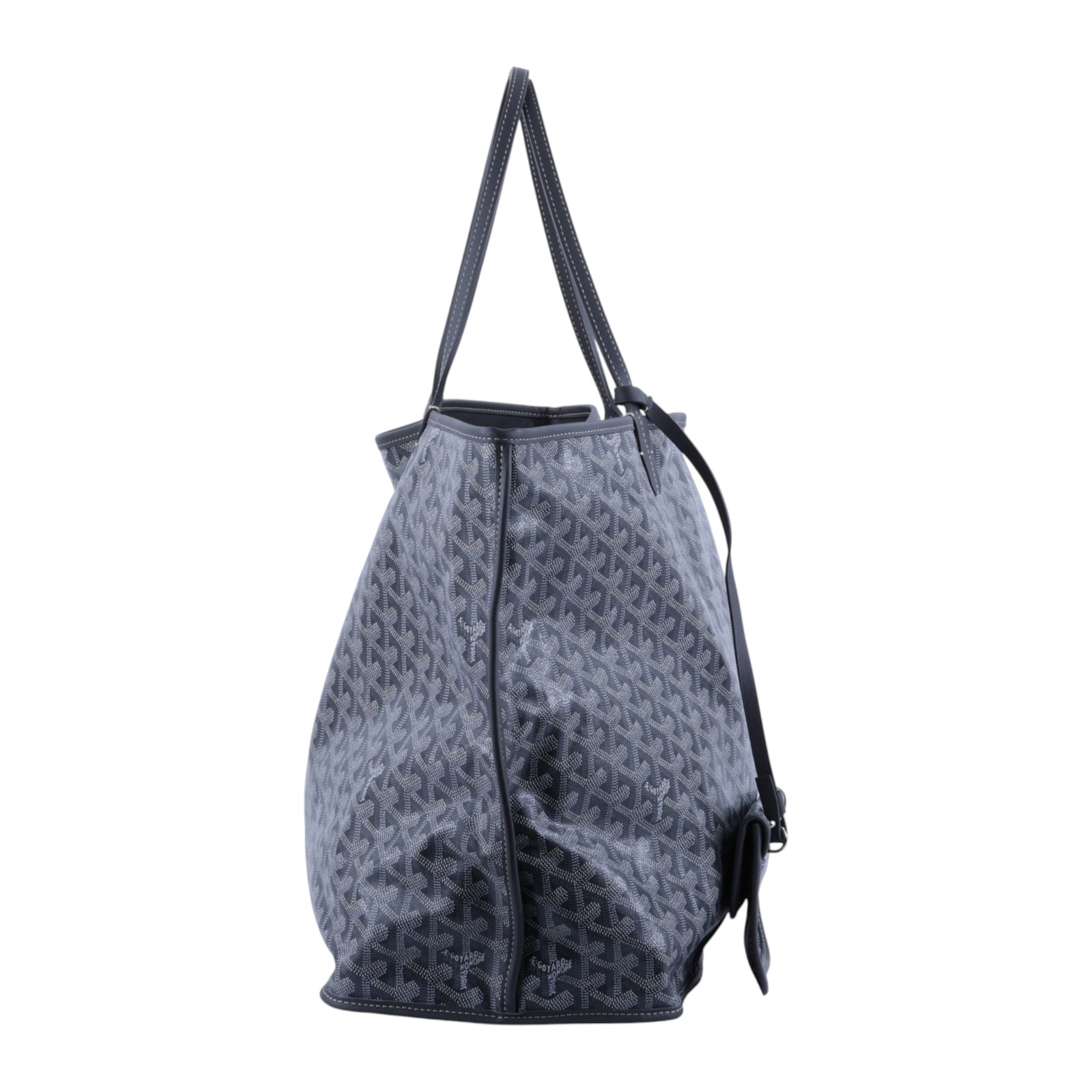 高雅德 GOYARD Anjou GM Bag 托特包 ANJOUSGMLCG 灰ANJOU GM 購買證明正本/防塵袋/內袋