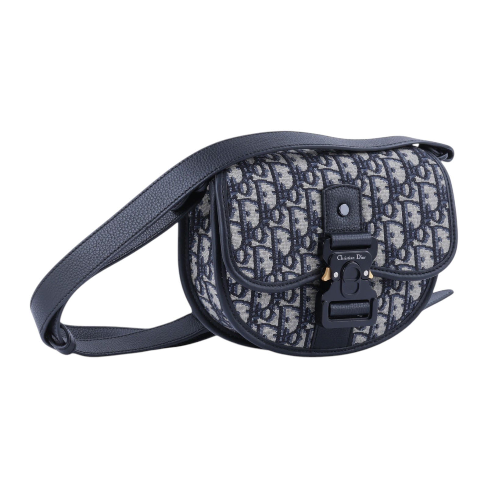 迪奧 CHRISTIAN DIOR Mini Gallop Bag with Strap 迷你 手袋 Dior Oblique 緹花 1ADPO033YKY  防塵袋