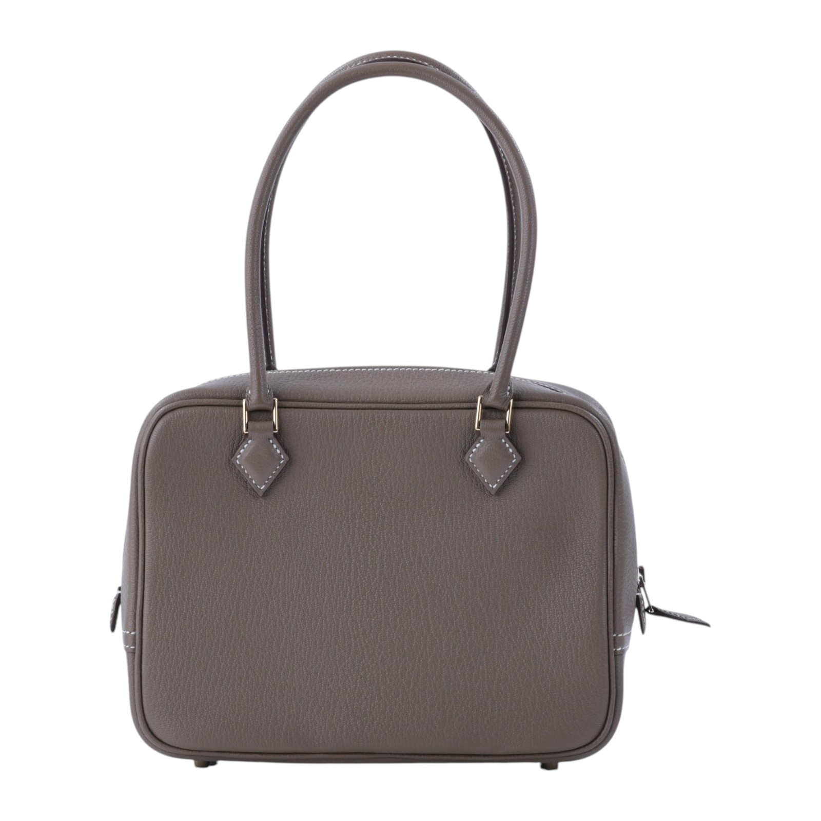 愛馬仕 Hermes Plume 迷你 手提包 金色五金 大象灰 H086559CC18 K IT 841 SN  原廠盒子/防塵袋/購買證明正本