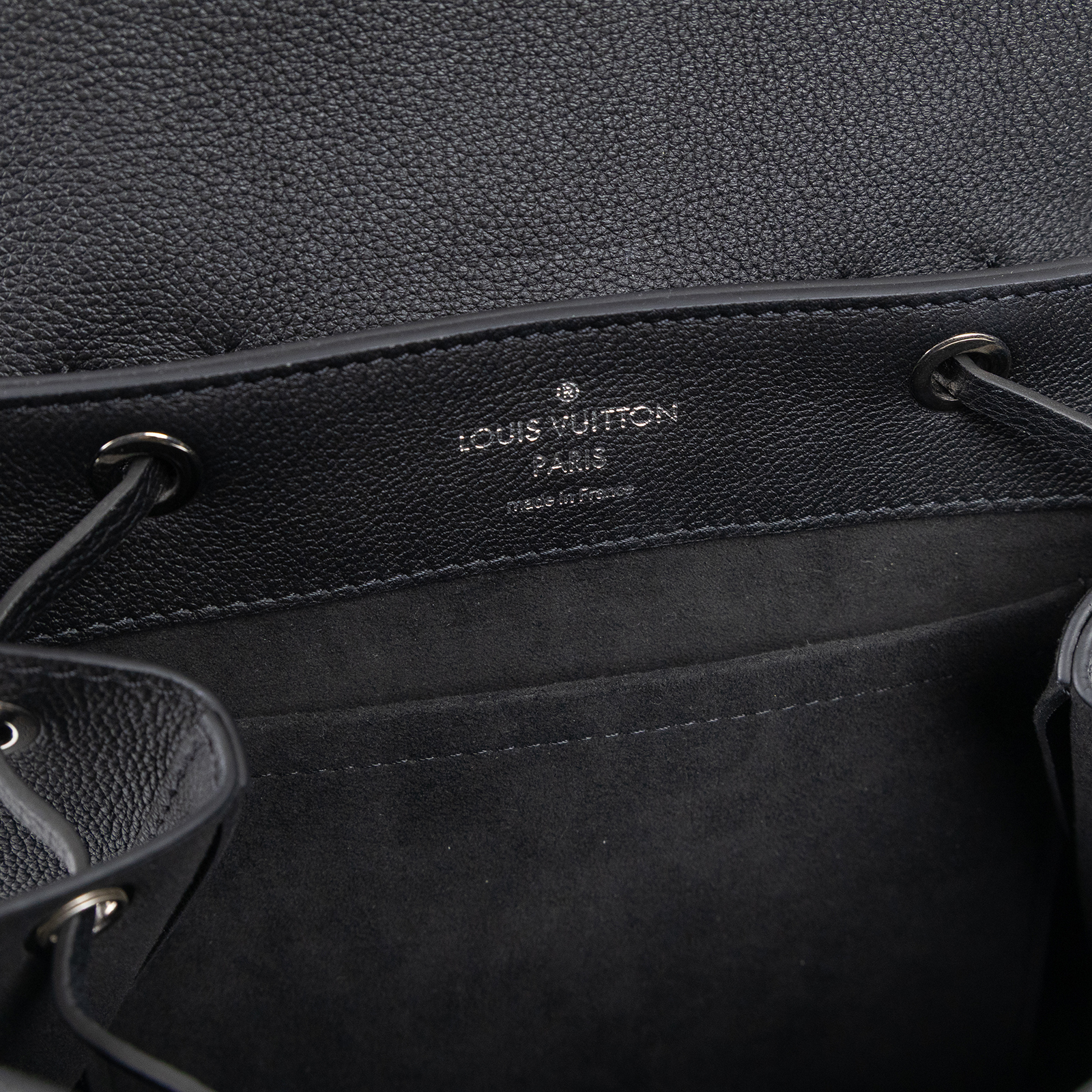 路易威登 LOUIS VUITTON Lockme Backpack 翻蓋 束口 後背包 M41815 黑LOCKME後背包 防塵袋/購買證明正本