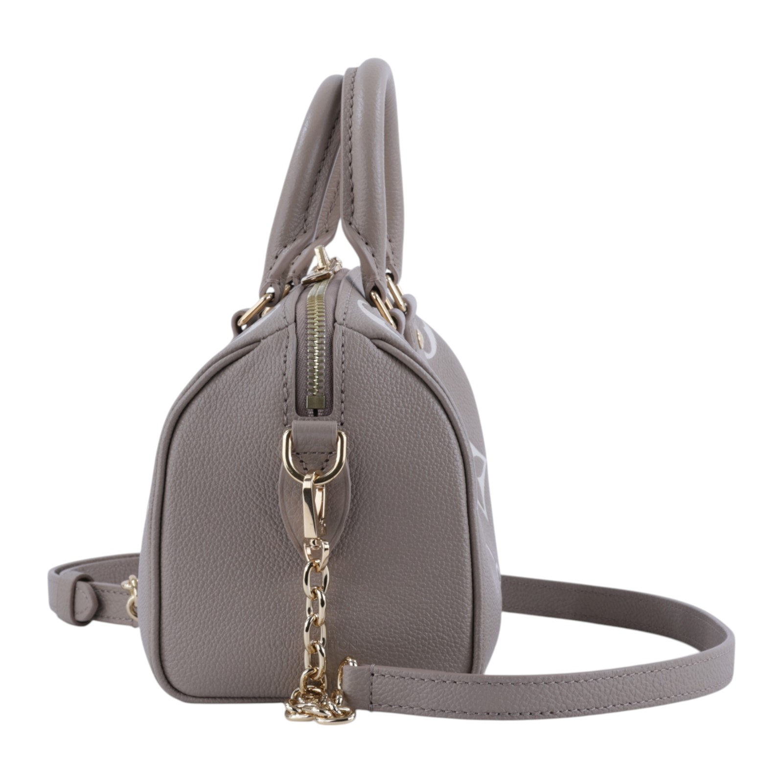 路易威登 LOUIS VUITTON Speedy Bandoulière  20 雙色 手提 斜背 波士頓包 M46575 晶片款  原廠盒子/防塵袋/購買證明正本/背帶/鎖組