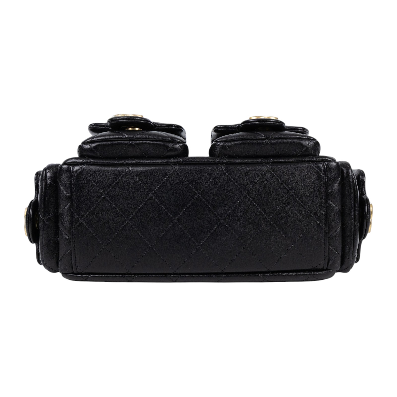 香奈兒 CHANEL 流浪包 AS5339 B18791 晶片款 黑金羊HOBO 原廠盒子/防塵袋/購買證明正本