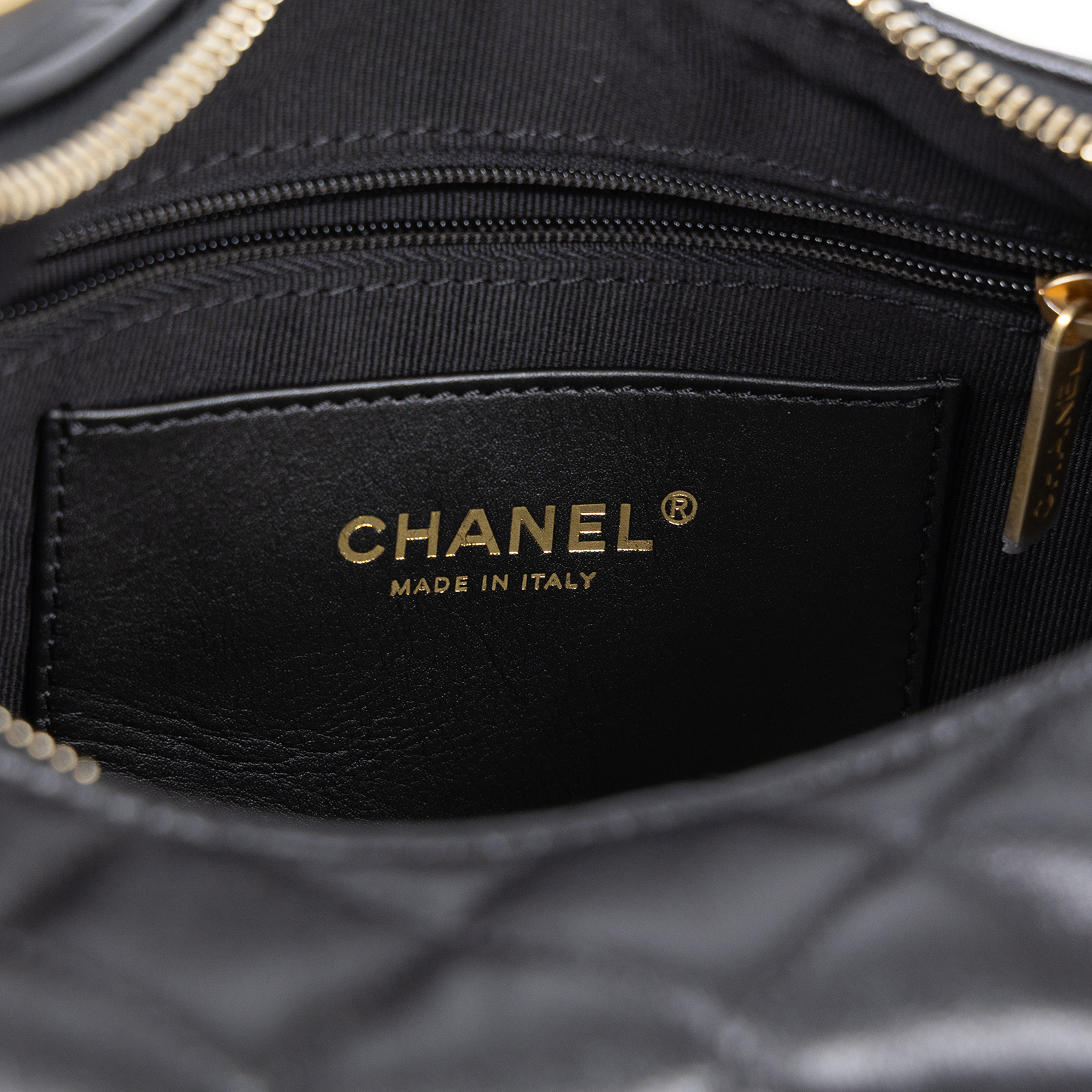 香奈兒 CHANEL 流浪包 AS5339 B18791 晶片款 黑金羊HOBO 原廠盒子/防塵袋/購買證明正本