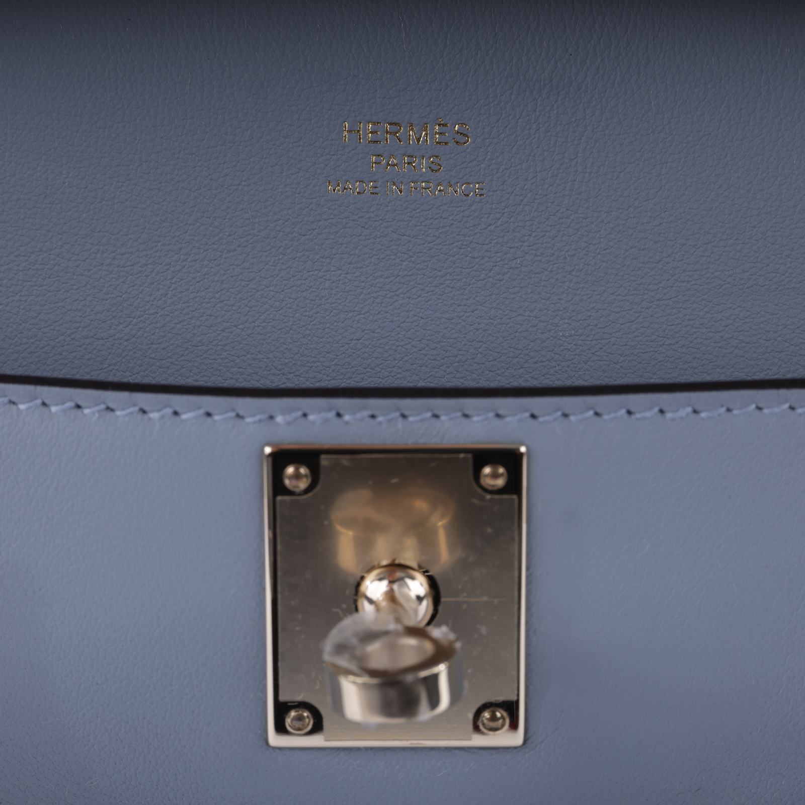 愛馬仕 Hermes Jypsiere 吉普賽包 Mini 淺金色五金 雲霧灰色 H083982CPBP /KIC 226 CG  原廠盒子/防塵袋/購買證明正本