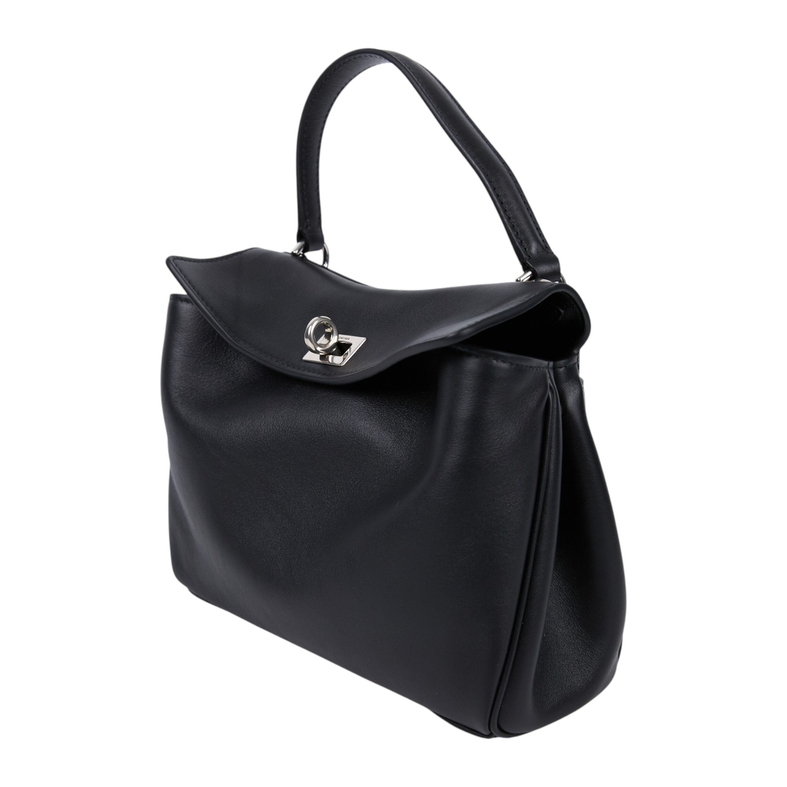 巴黎世家 BALENCIAGA Rodeo Mini 手提包 銀色五金 8437122AA4U 黑銀RODEO MINI 吊牌
