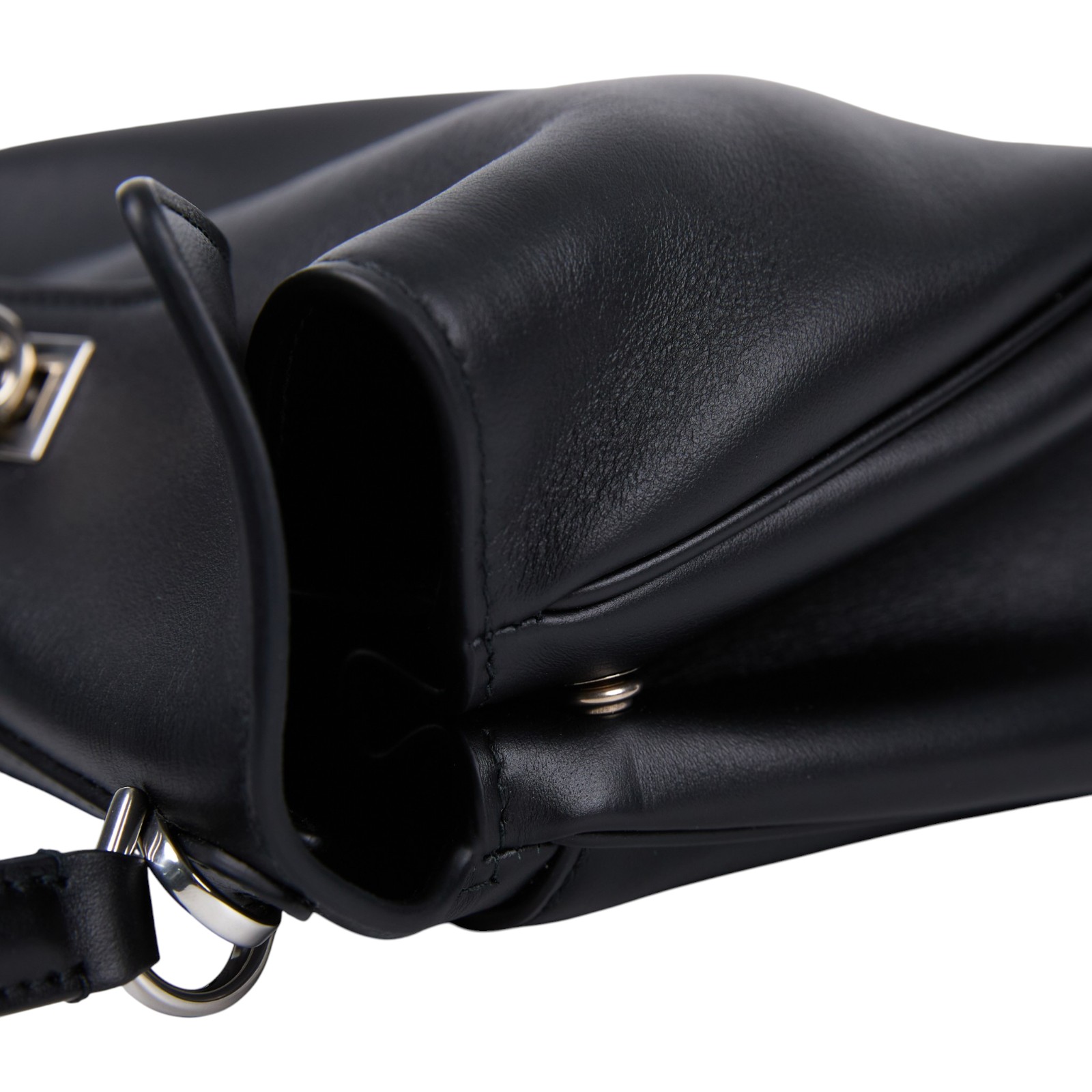 巴黎世家 BALENCIAGA Rodeo Mini 手提包 銀色五金 8437122AA4U 黑銀RODEO MINI 吊牌